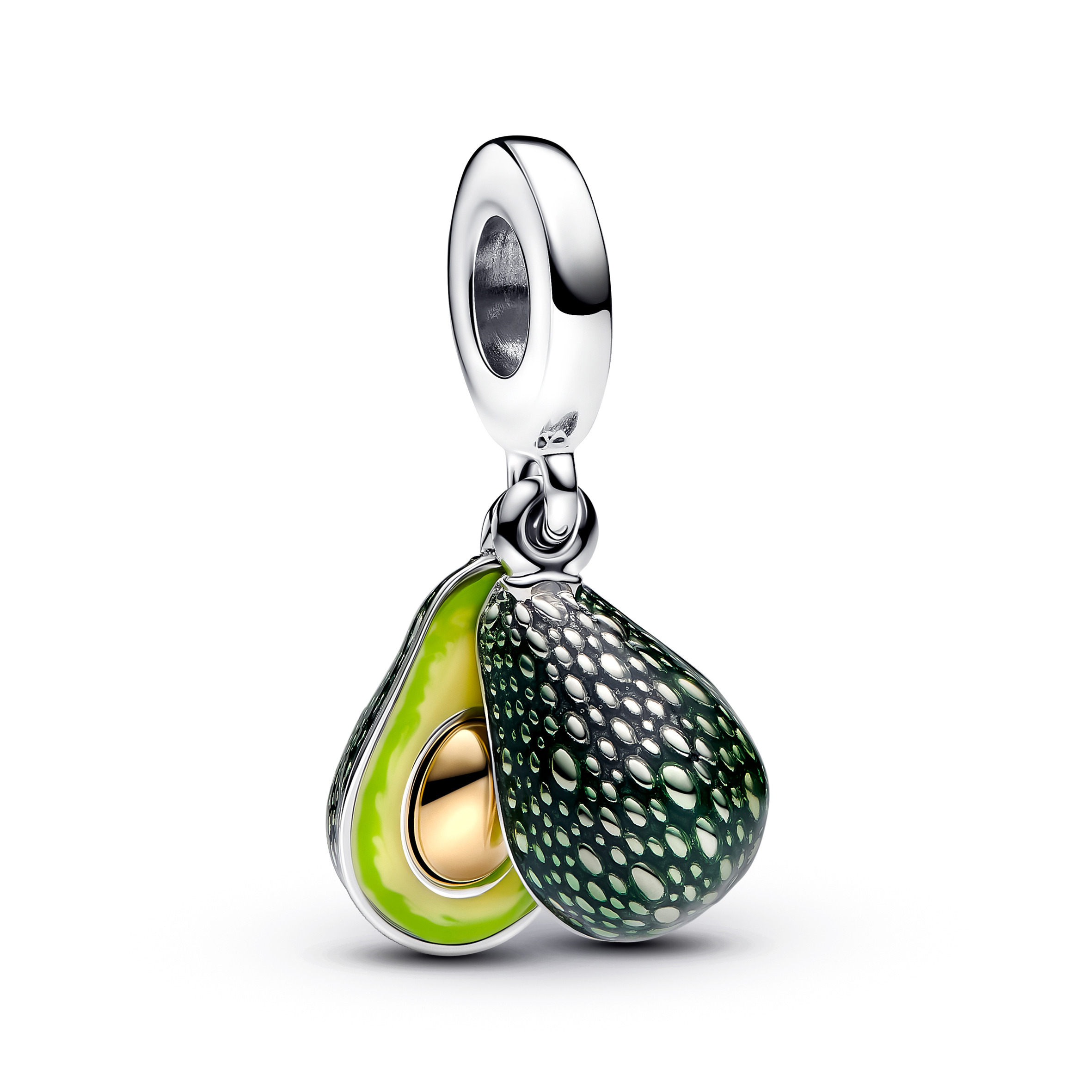 Pandora Moments doppelter Avocado Charm-Anhänger 763405C01