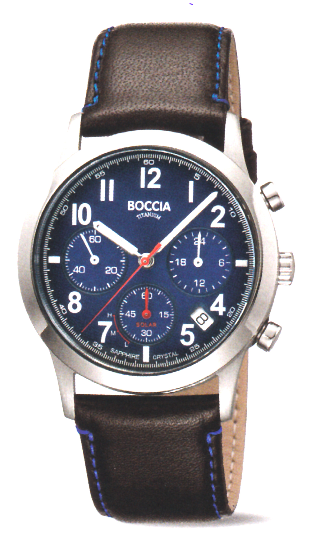 Boccia Titan Herrenuhr Solar 3735-02