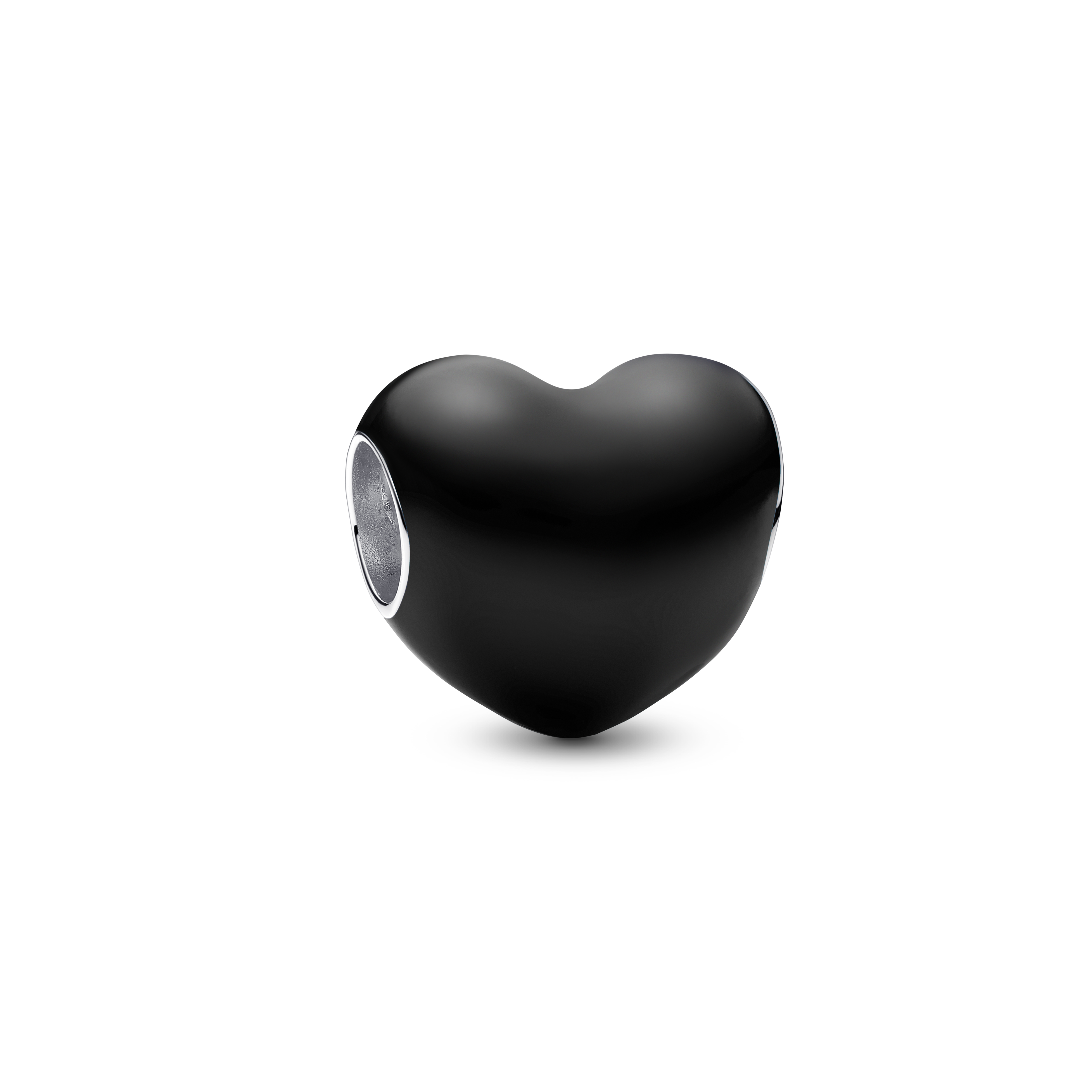 Pandora Moments Schwarzes Herz Charm 793337C04