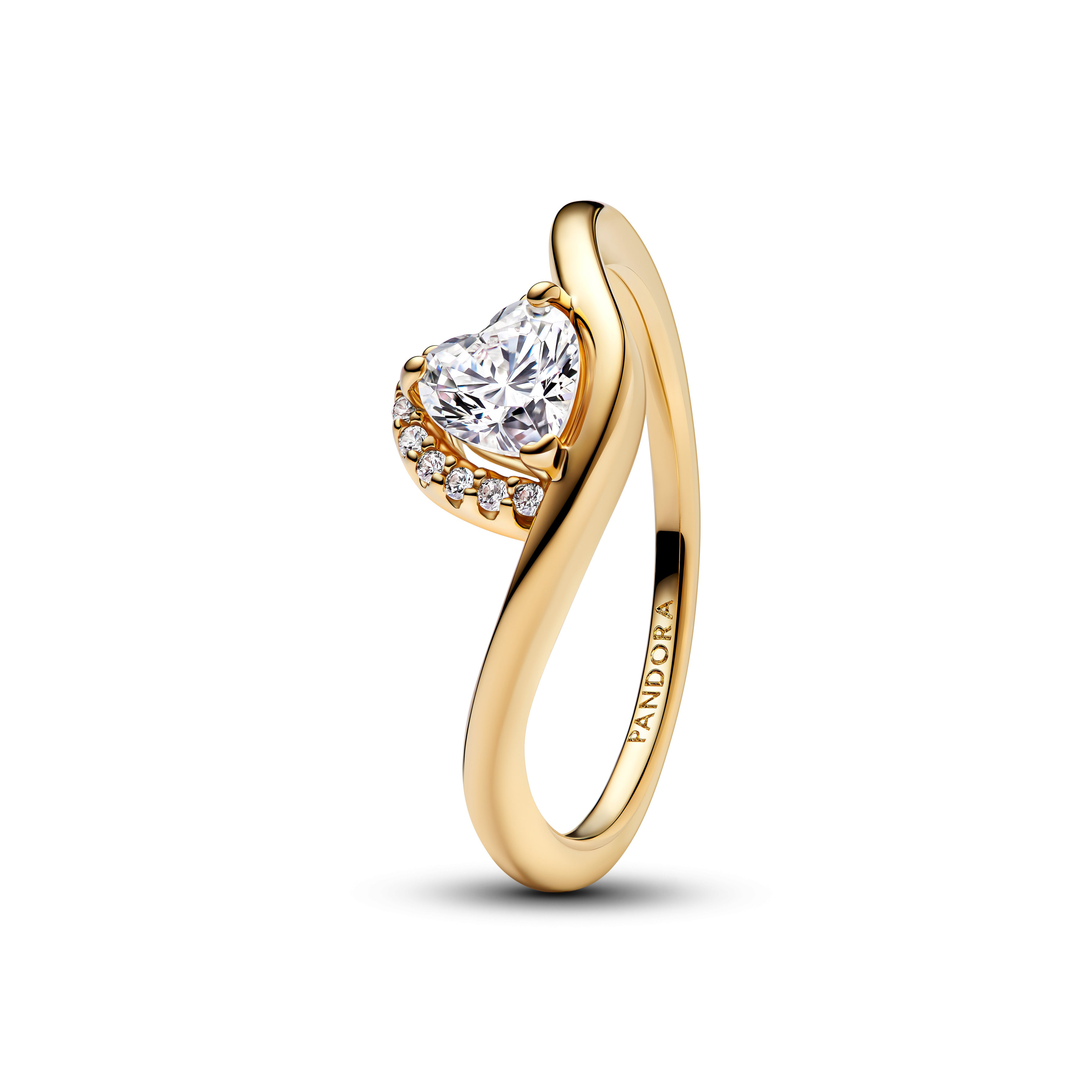Pandora Timeless Welliges Herz Ring 163660C01-52 Pandora Timeless Welliges Herz Ring 163660C01-52