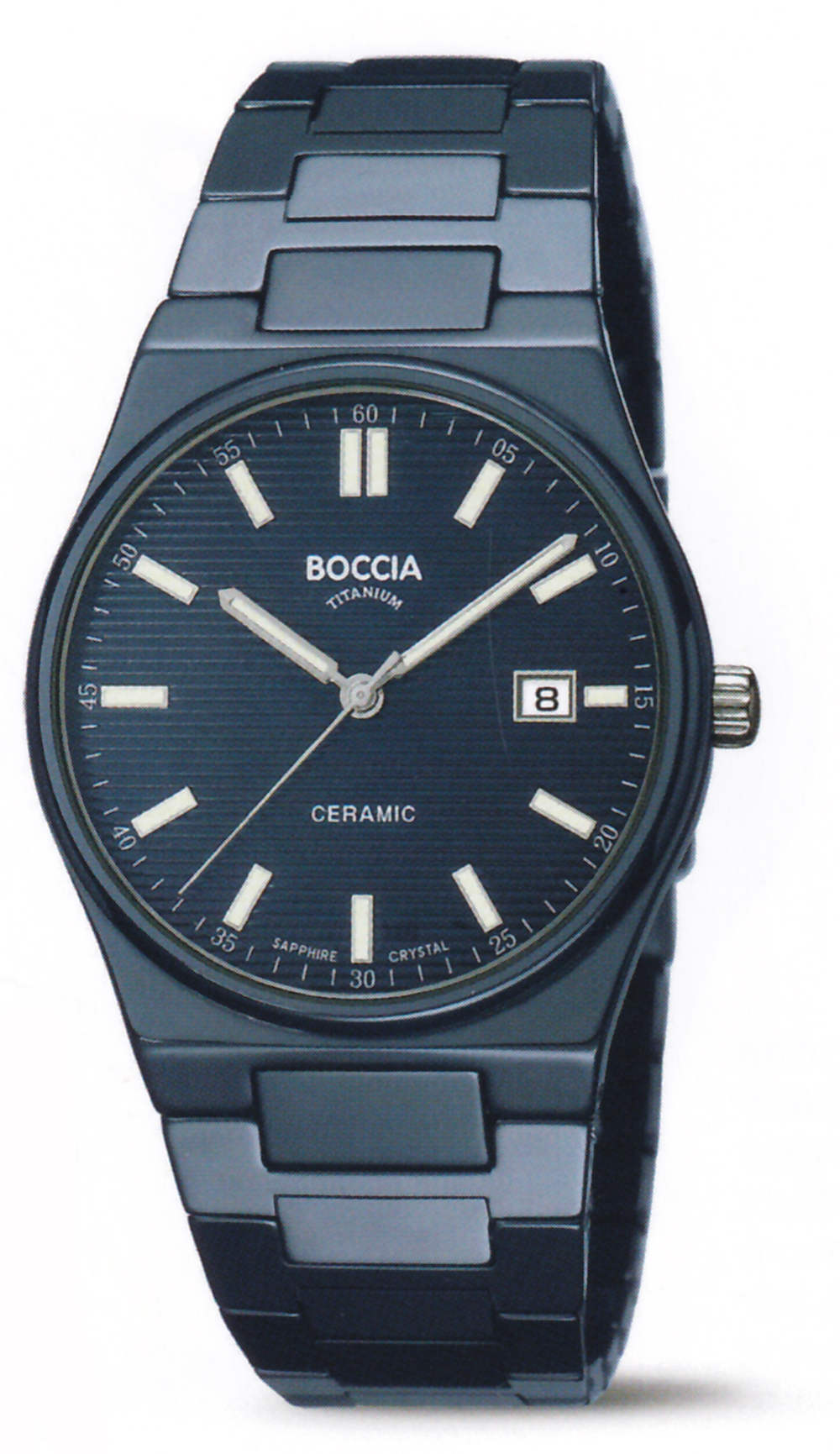 Boccia Titanium Ceramic Herrenuhr 3675-02