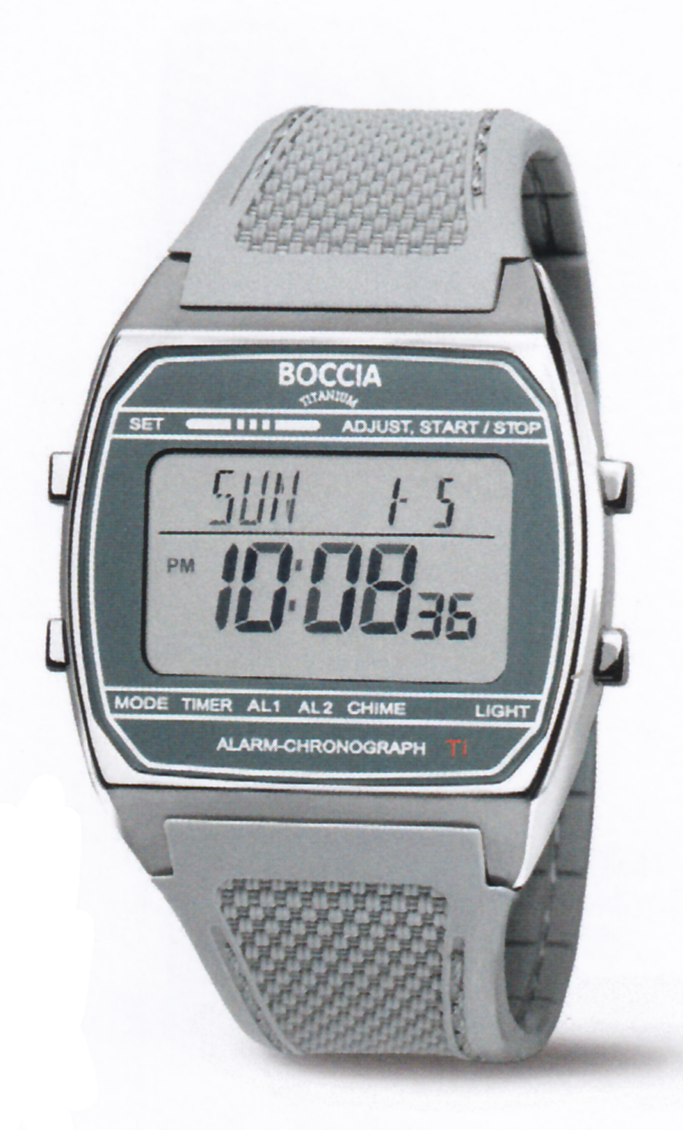 Boccia Titan Herrenuhr Digital 3738-01