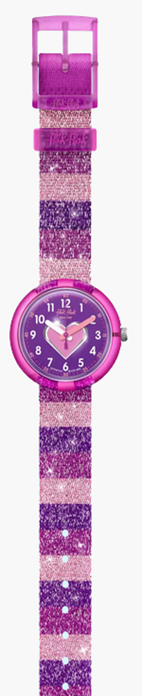 Flik Flak Kinderuhr "STRIYPY GLITTER" FPNP127 Flik Flak Kinderuhr "STRIYPY GLITTER" FPNP127