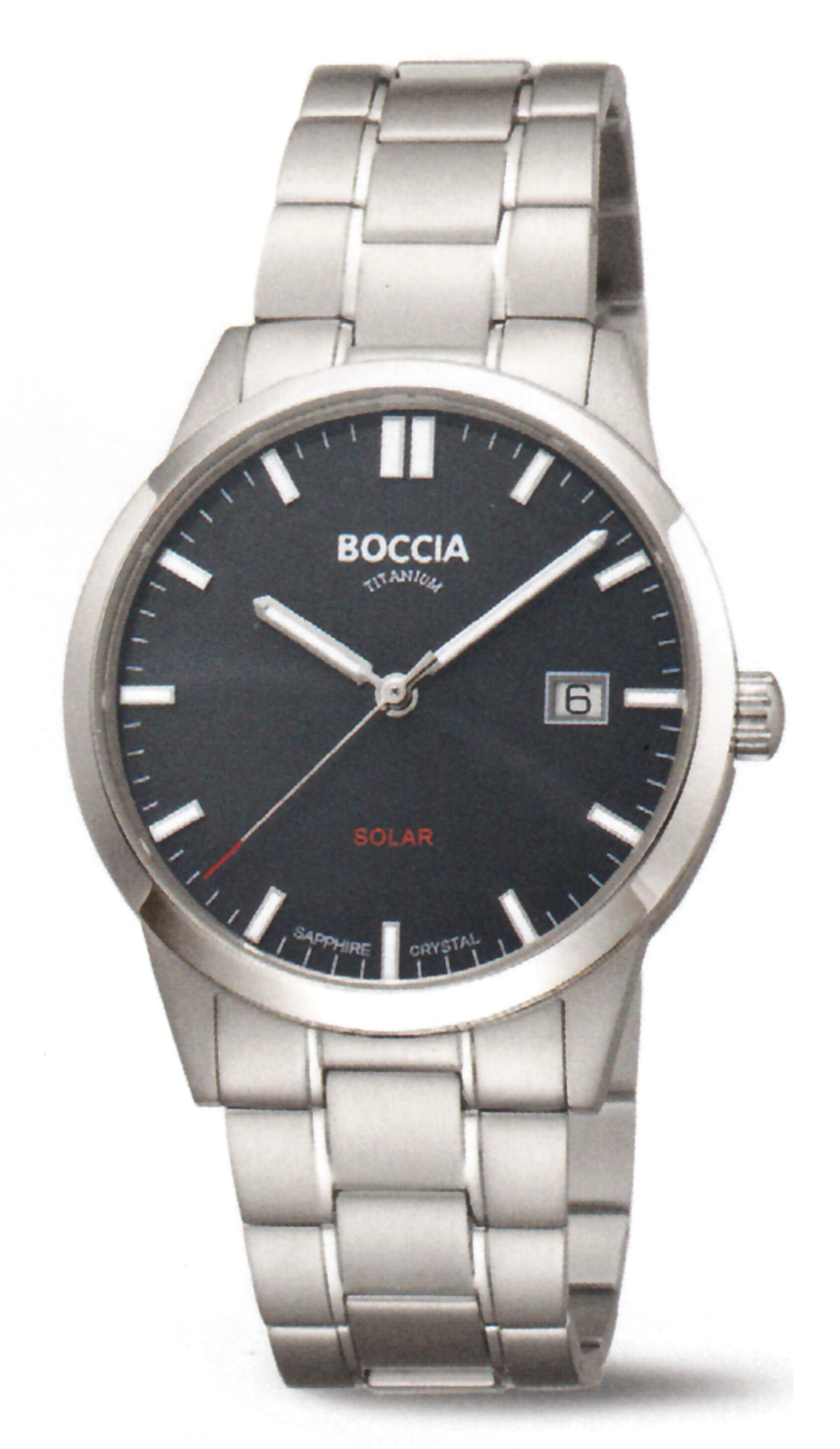 Boccia Titan Herrenuhr Solar 3673-02