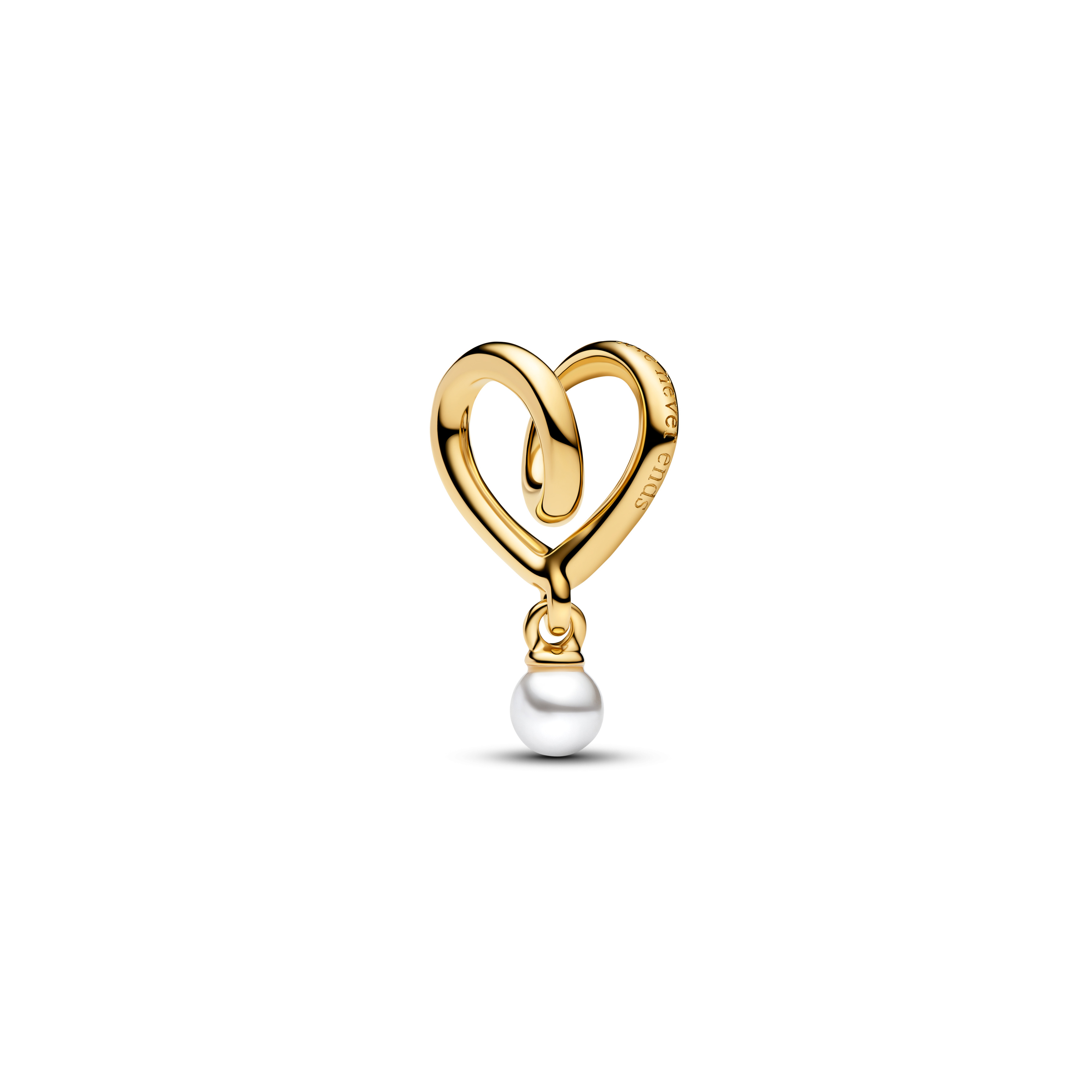 Pandora Moments Gedrehtes Herz Charm 764138C01 Pandora Moments Gedrehtes Herz Charm 764138C01
