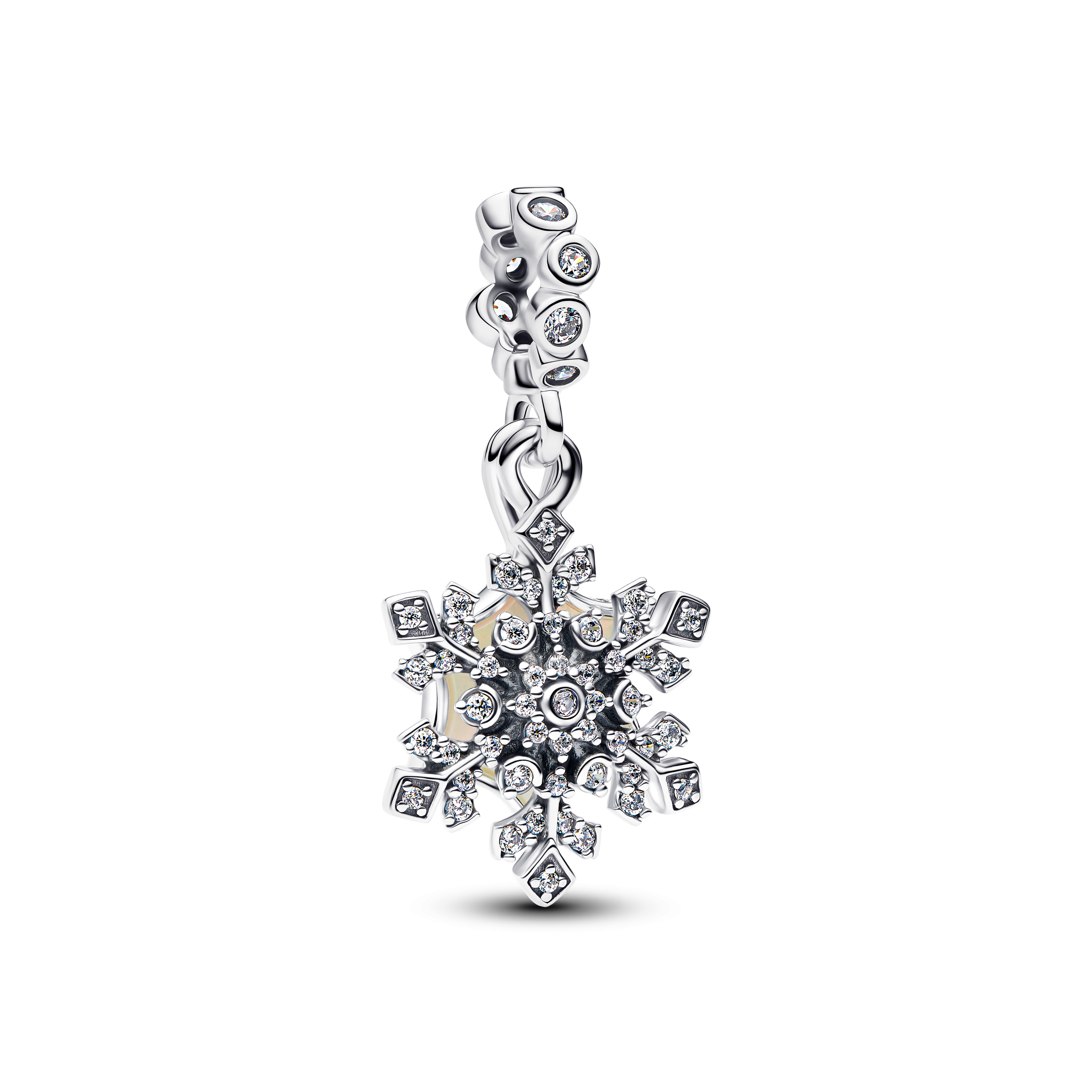 Pandora Moments Schneeflocke und Stern Doppel-Charm-Anhänger 794142C01 Pandora Moments Schneeflocke und Stern Doppel-Charm-Anhänger 794142C01