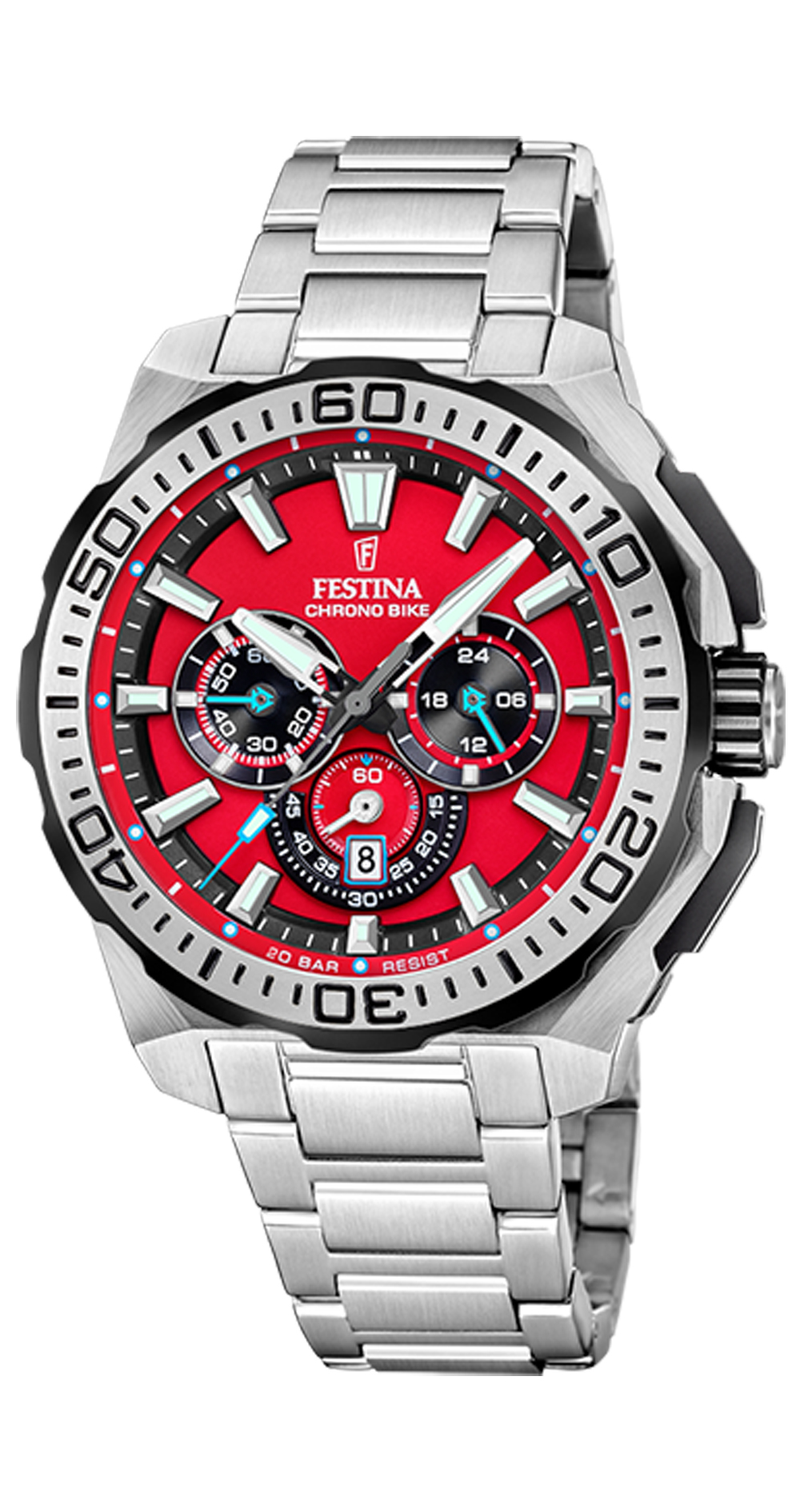 FESTINA CHRONO BIKE ROT HERREN UHR F20724/5 FESTINA CHRONO BIKE ROT HERREN UHR F20724/5