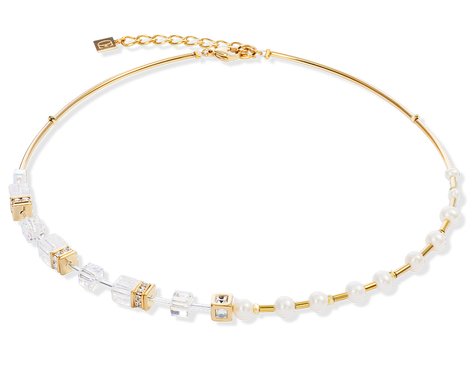 COEUR DE LION GeoCUBE® Fusion Precious Pearl Mix weiß 1122101416