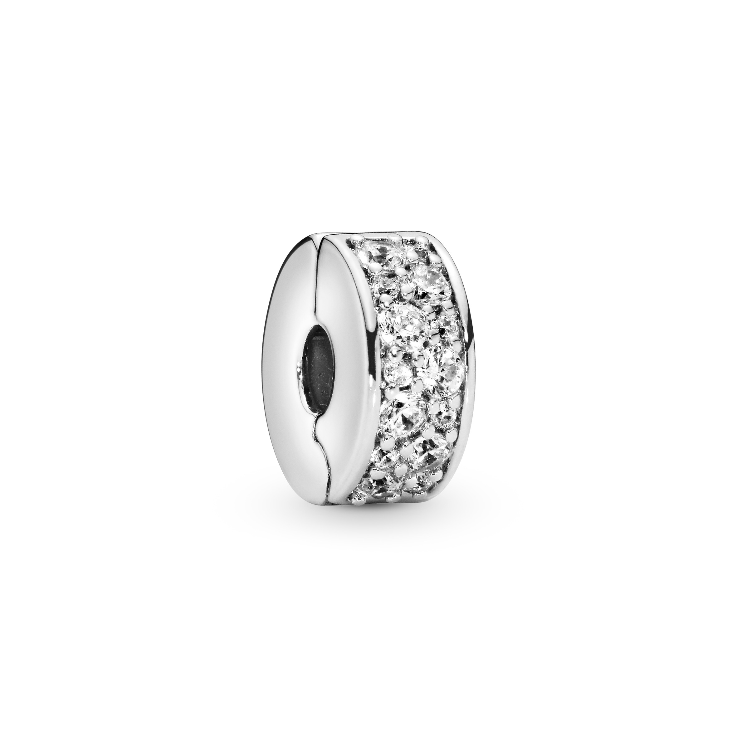 Pandora silber Clip weiße Steine 791817CZ Pandora silber Clip weiße Steine 791817CZ