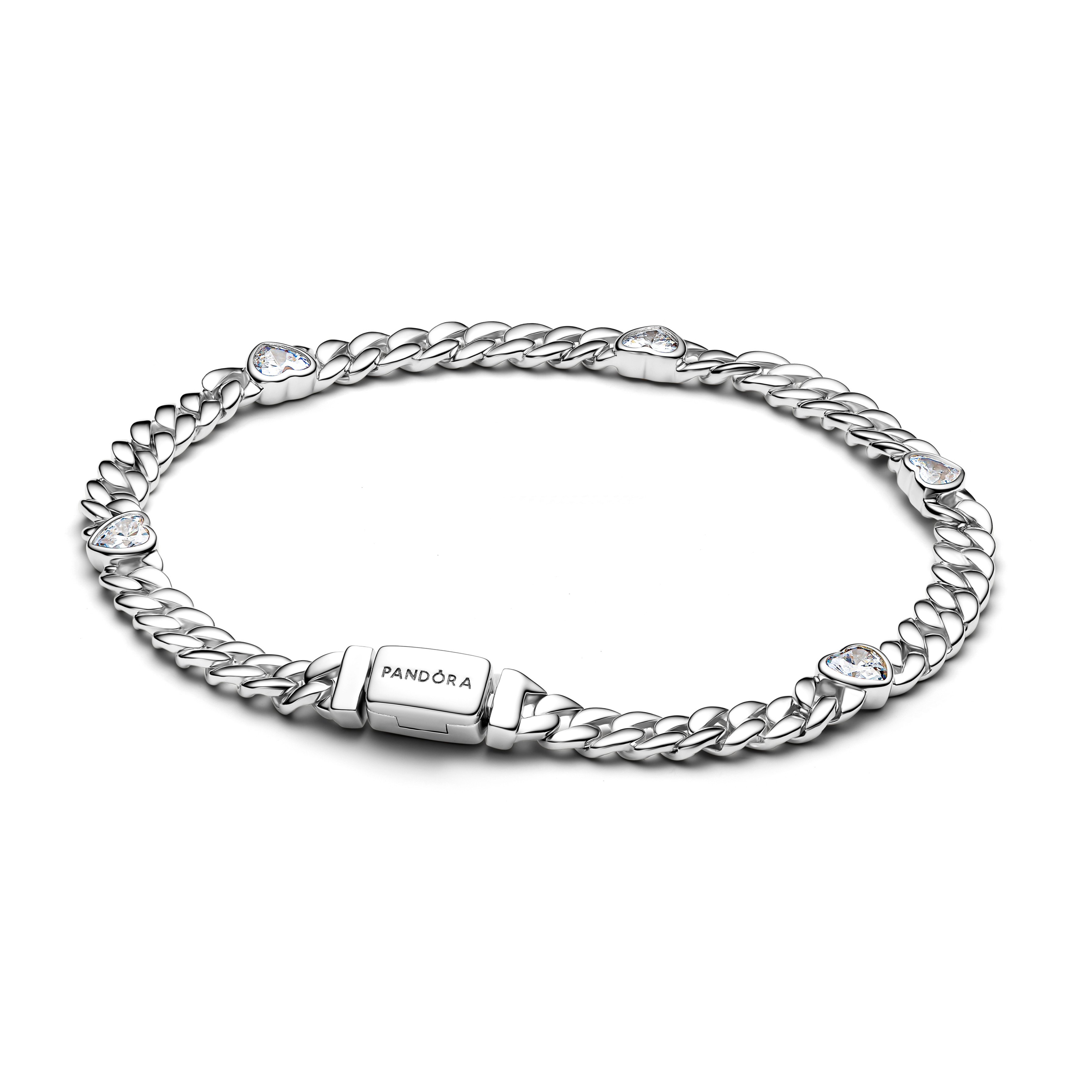 Pandora Timeless Ovales Armband mit "kubanischer Kette" 594227C01-18 Pandora Timeless Ovales Armband mit "kubanischer Kette" 594227C01-18
