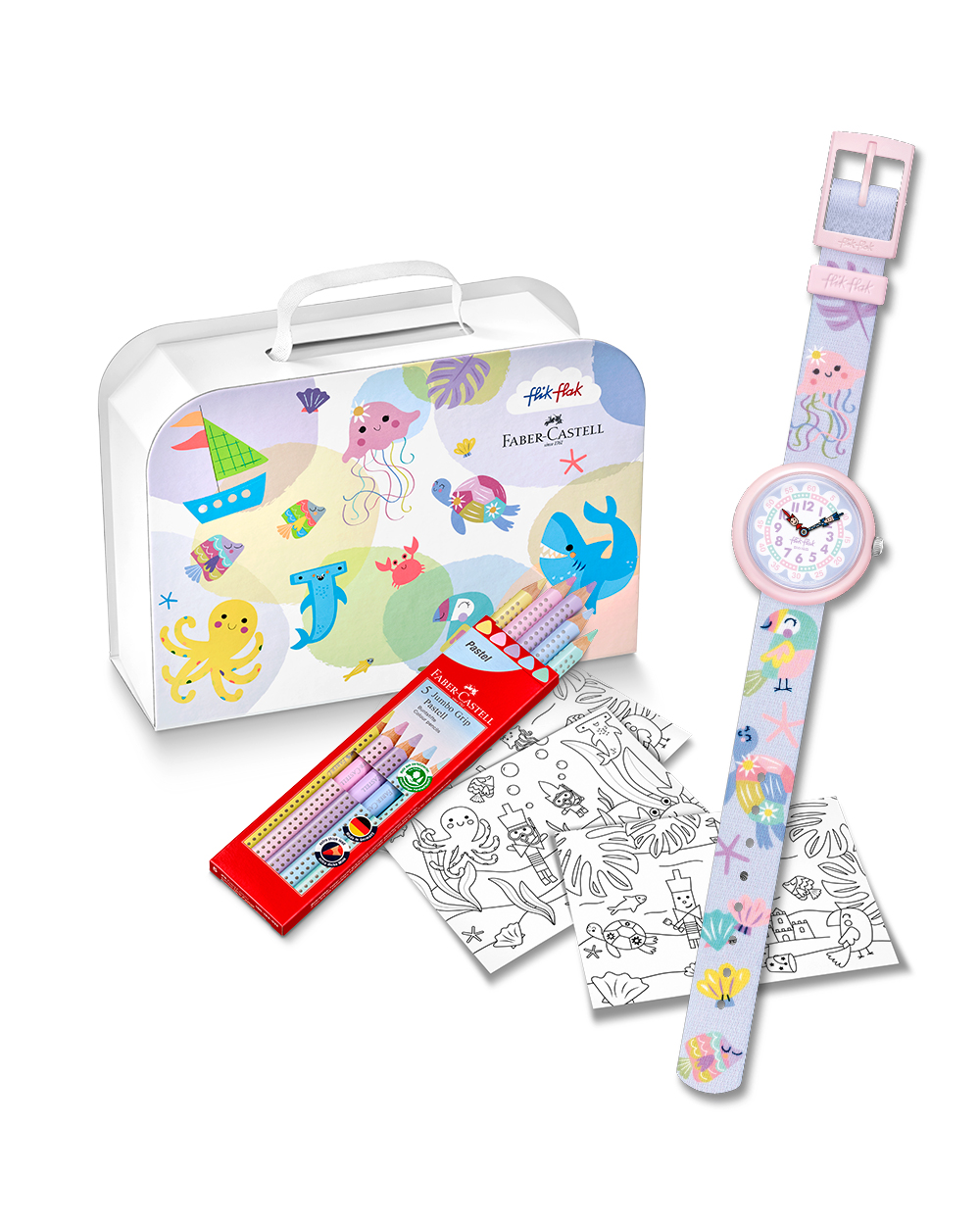 Flik Flak Kinderuhr "Color in Pastel" FBNP231