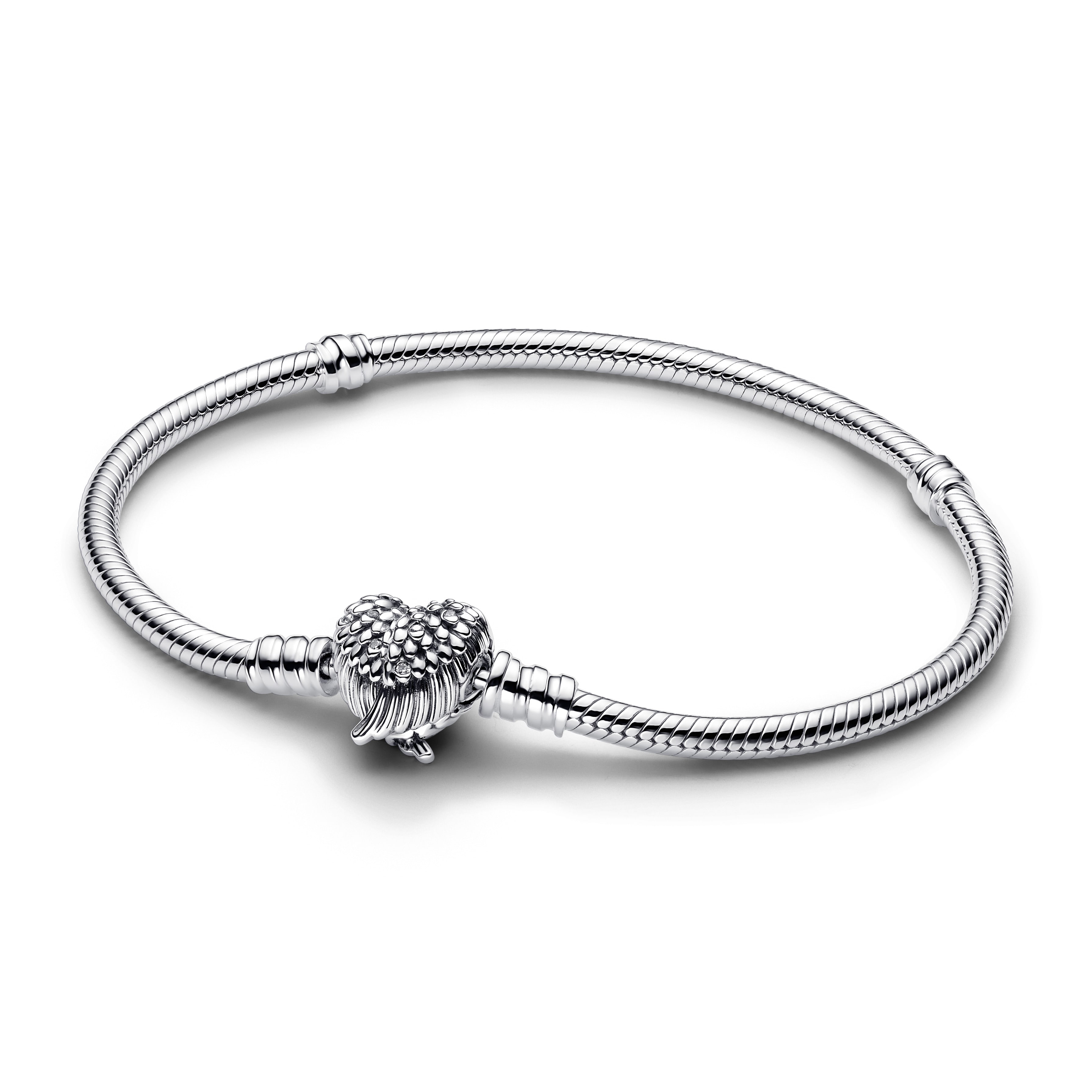 Pandora Moments Armband mit Herzflügel-Verschluss 593680C01-18