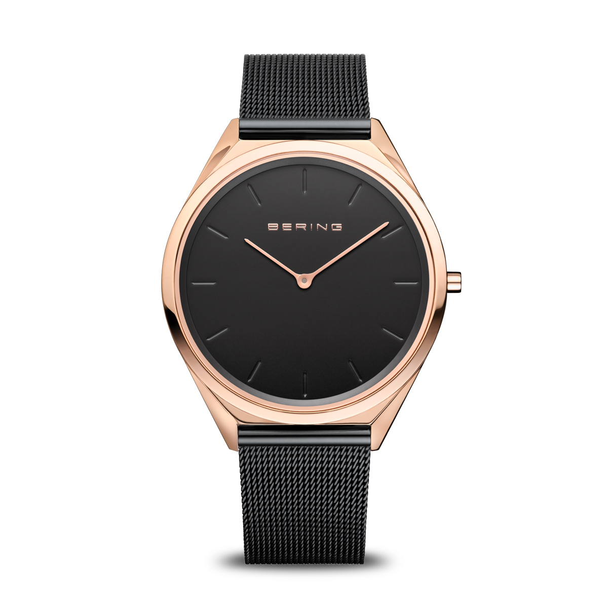 Bering Damenuhr | Ultra Slim | roségold glänzend | 17039-166