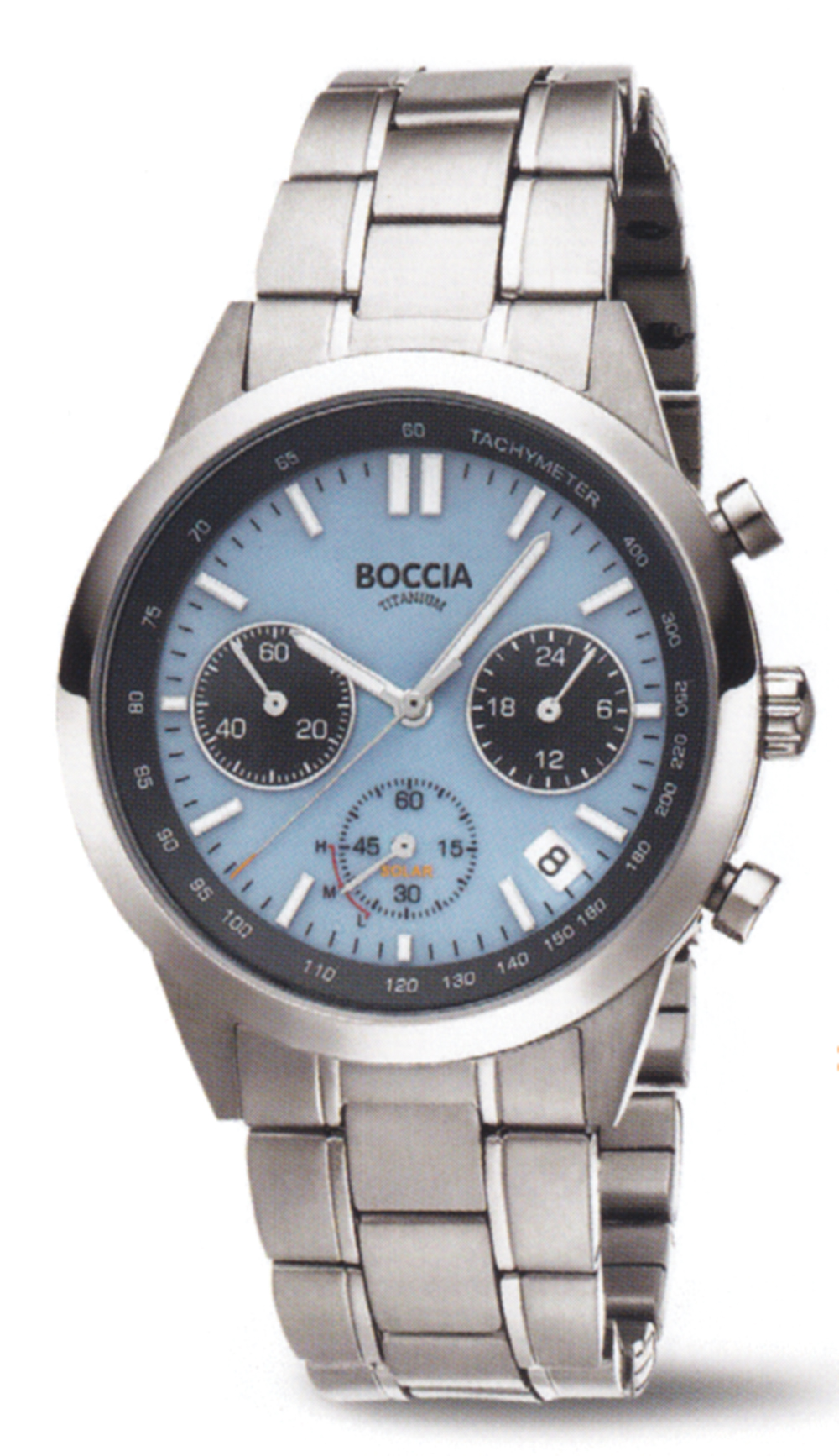 Boccia Titan Herren Solar Uhr 3737-01