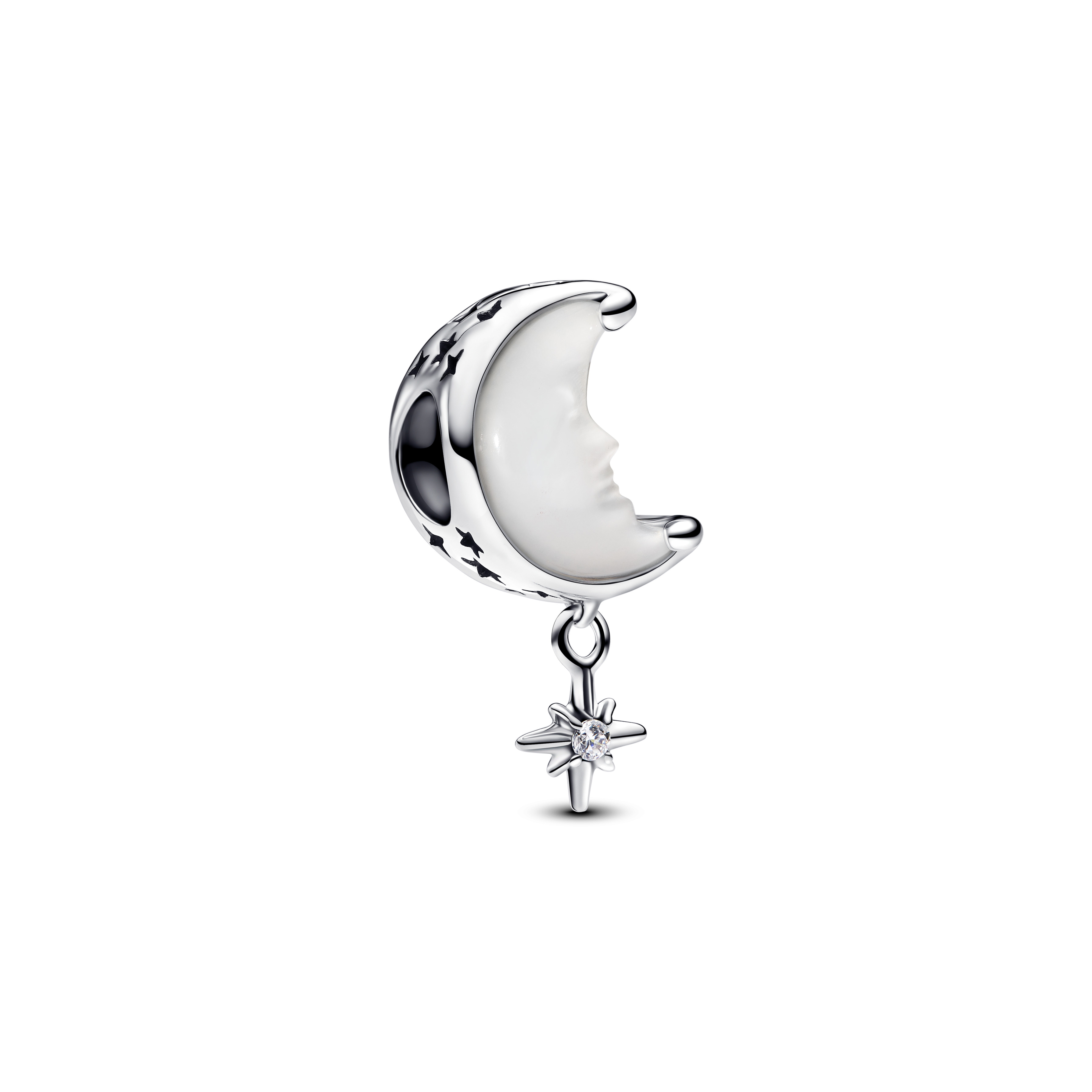 Pandora Moments Mond & Nordstern Charm 793594C01