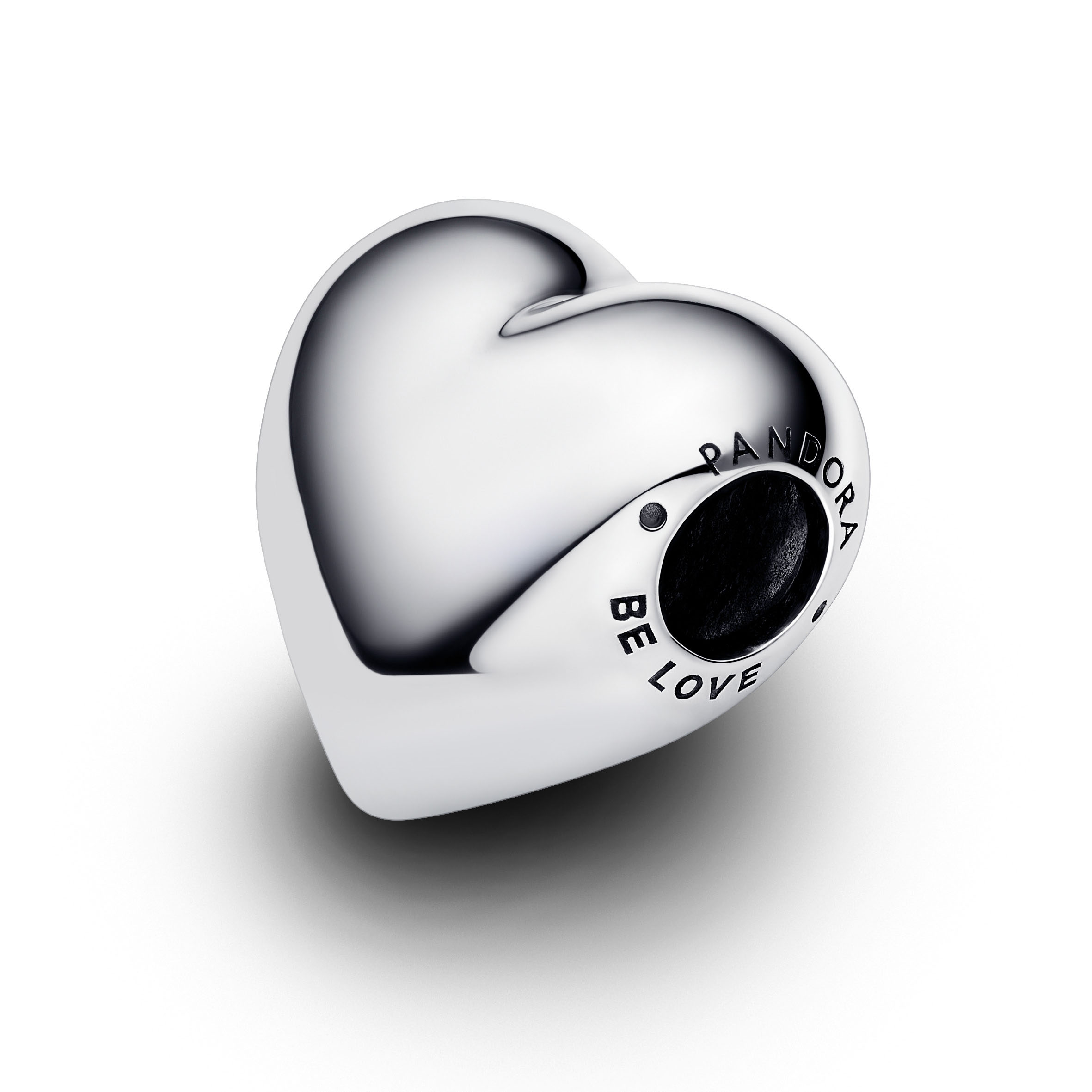 Pandora Moments Gravierbares Herz „Be Love“ Maxi Charm 793440C00