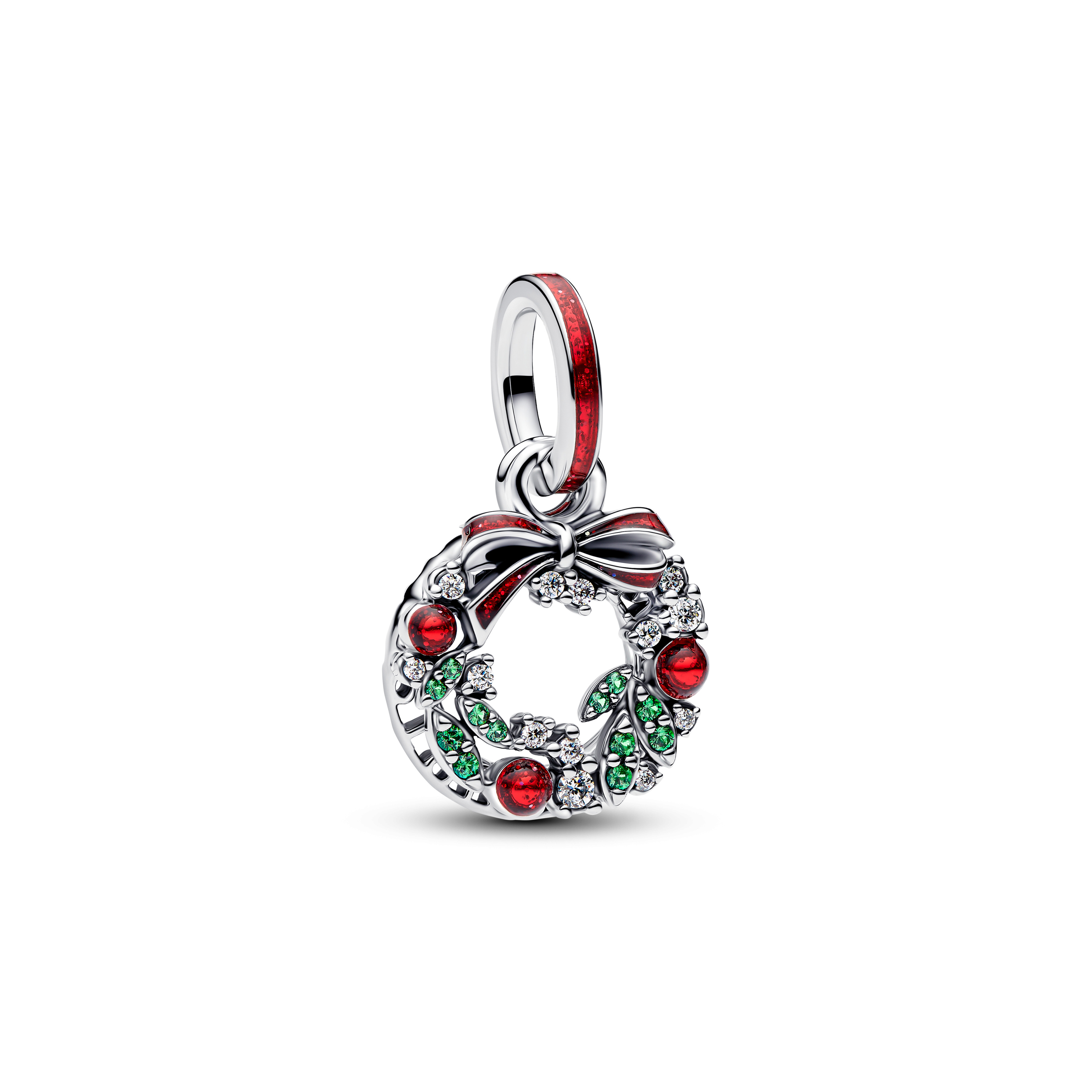 Pandora Moments Weihnachtskranz Doppel-Charm-Anhänger 794238C01 Pandora Moments Weihnachtskranz Doppel-Charm-Anhänger 794238C01