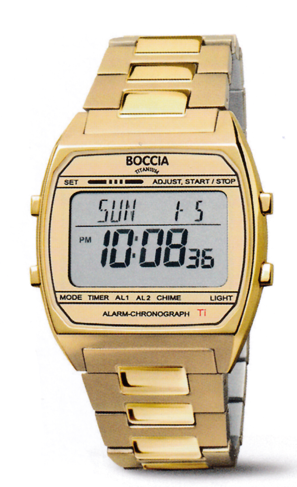 Boccia Titan Herrenuhr Digital 3738-08