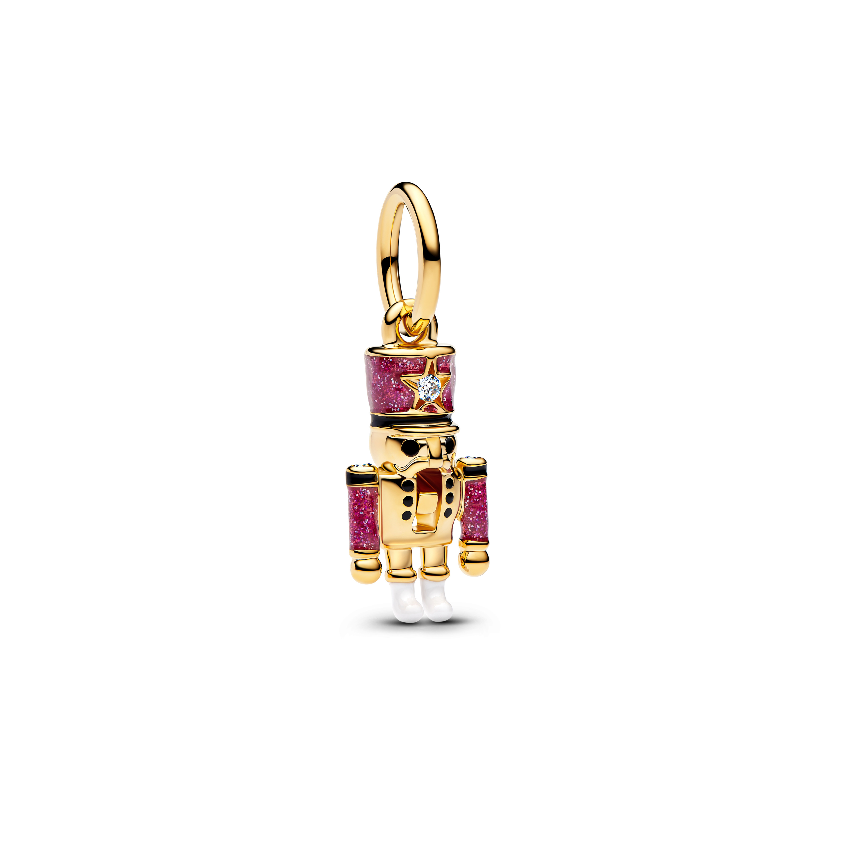 Pandora Moments Beweglicher Nussknacker Charm-Anhänger 763583C01 Pandora Moments Beweglicher Nussknacker Charm-Anhänger 763583C01