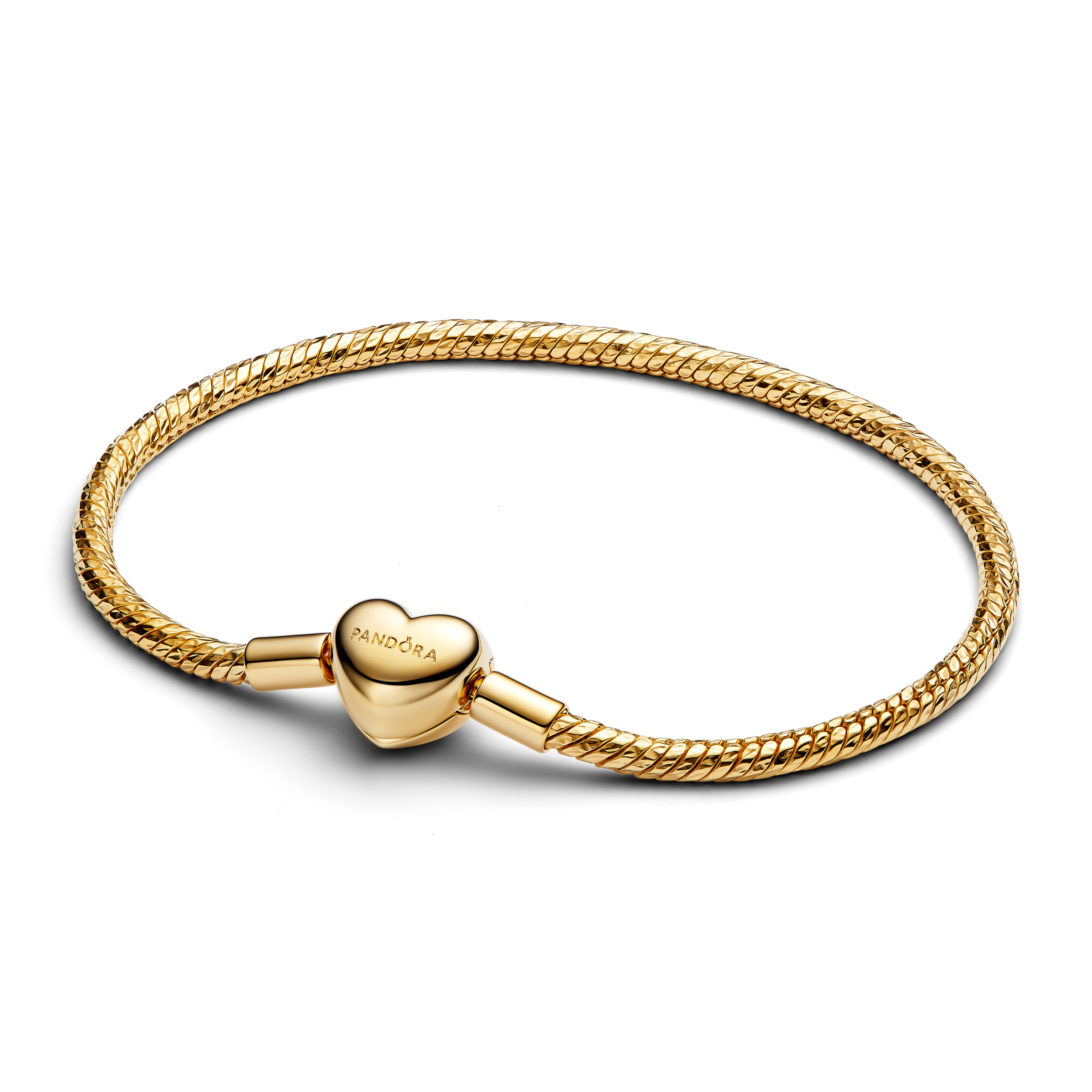Pandora Moments Facettiertes Armband mit Herzverschluss 564236C00-17 Pandora Moments Facettiertes Armband mit Herzverschluss 564236C00-17