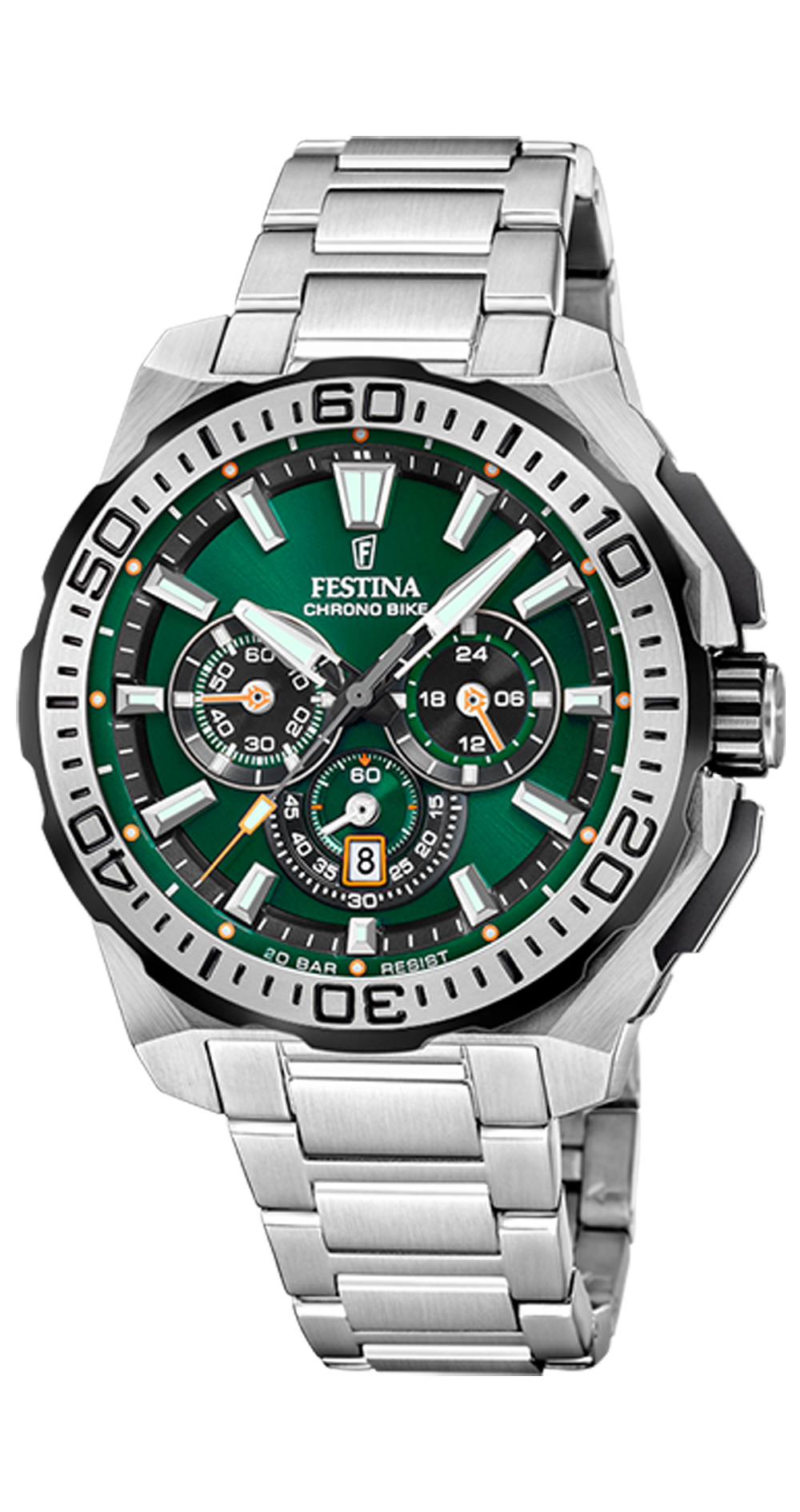 FESTINA CHRONO BIKE GRÜN HERREN UHR F20724/3 FESTINA CHRONO BIKE GRÜN HERREN UHR F20724/3