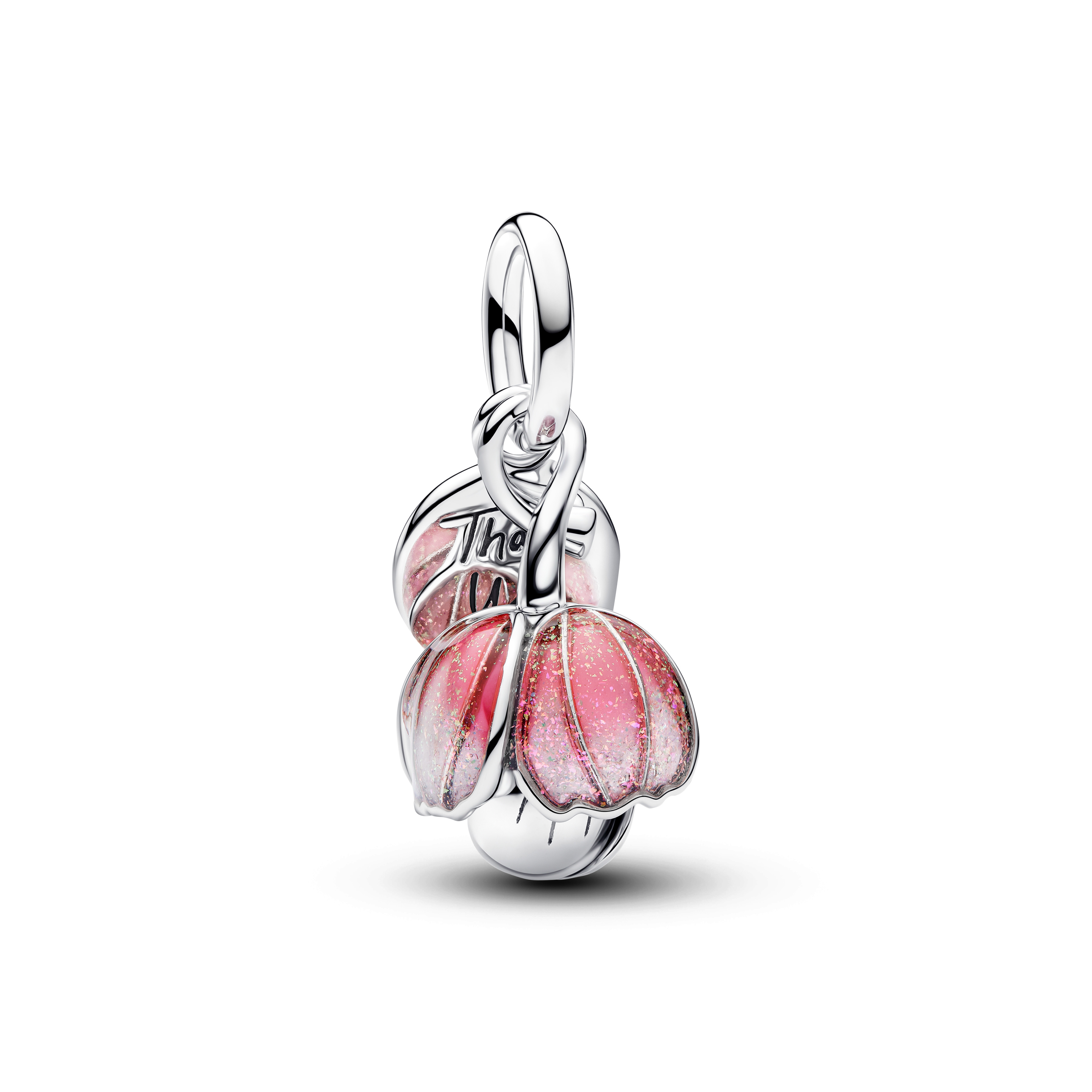 Pandora Moments Zweifarbige Blüte Charm Anhänger 764453C01