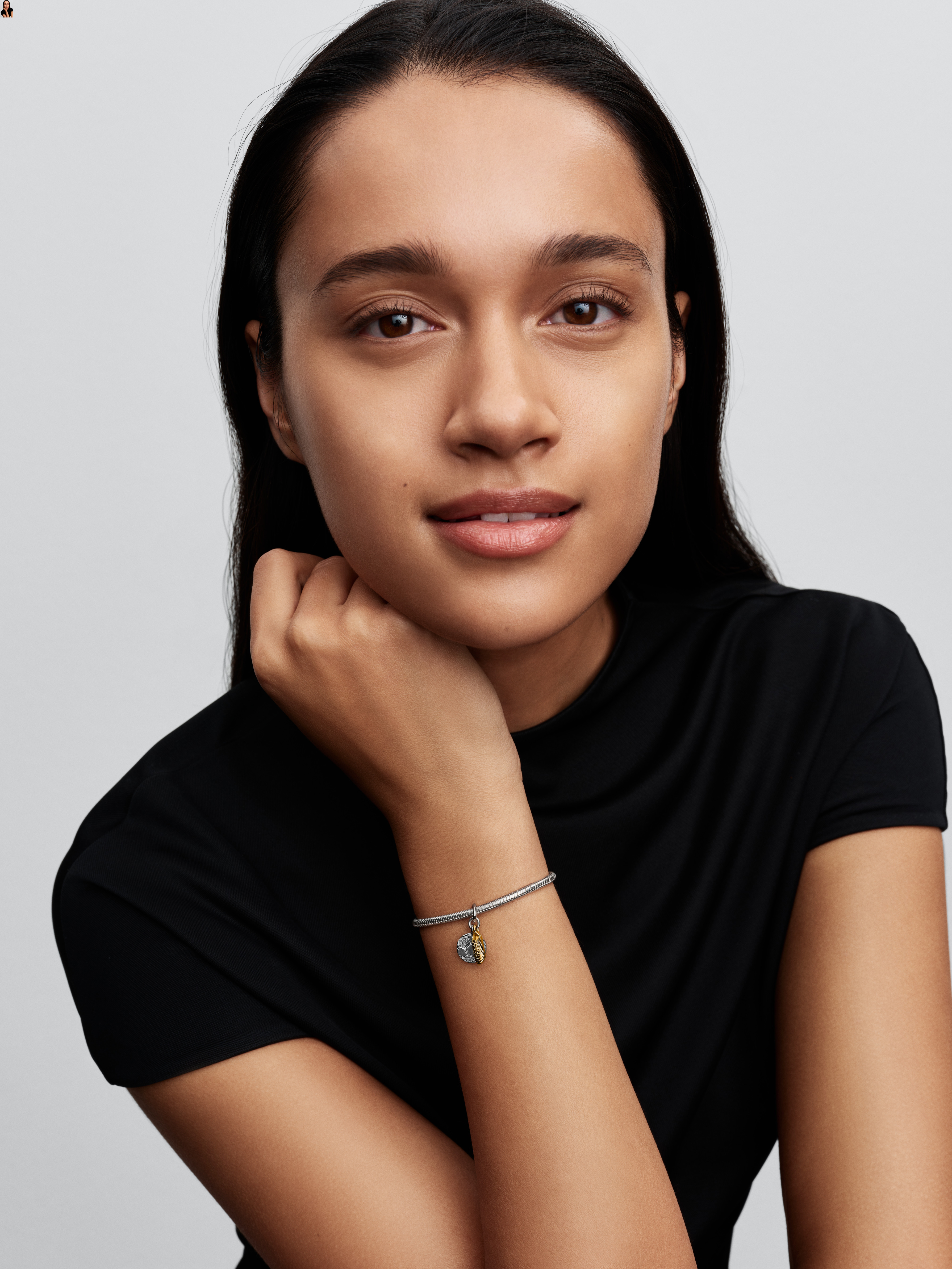 Pandora Moments Schlangen-Gliederarmband 594595C00-19