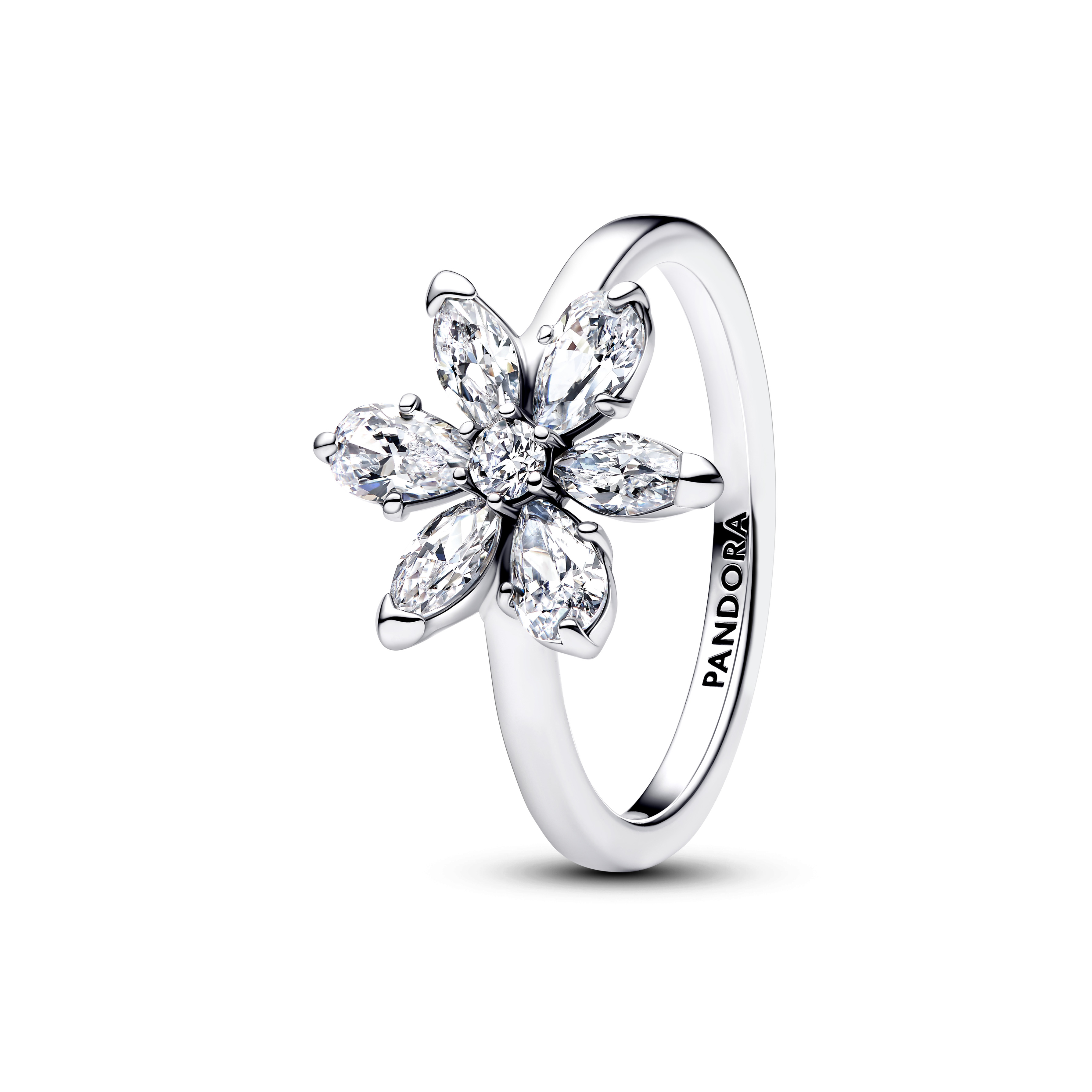 Pandora Timeless Funkelnde Blume Cocktail Ring 193000C02-54