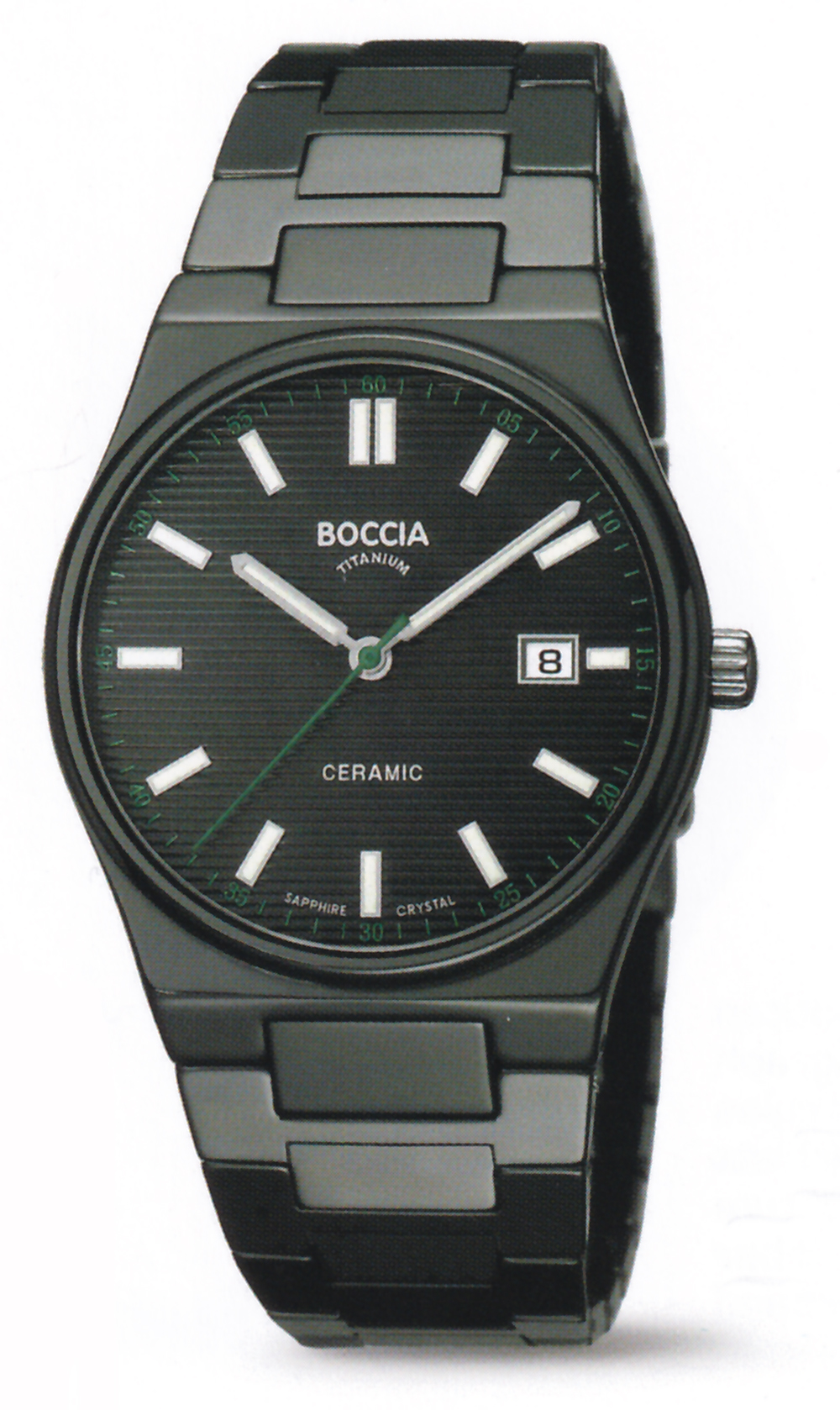 Boccia Titanium Ceramic Herrenuhr 3675-01