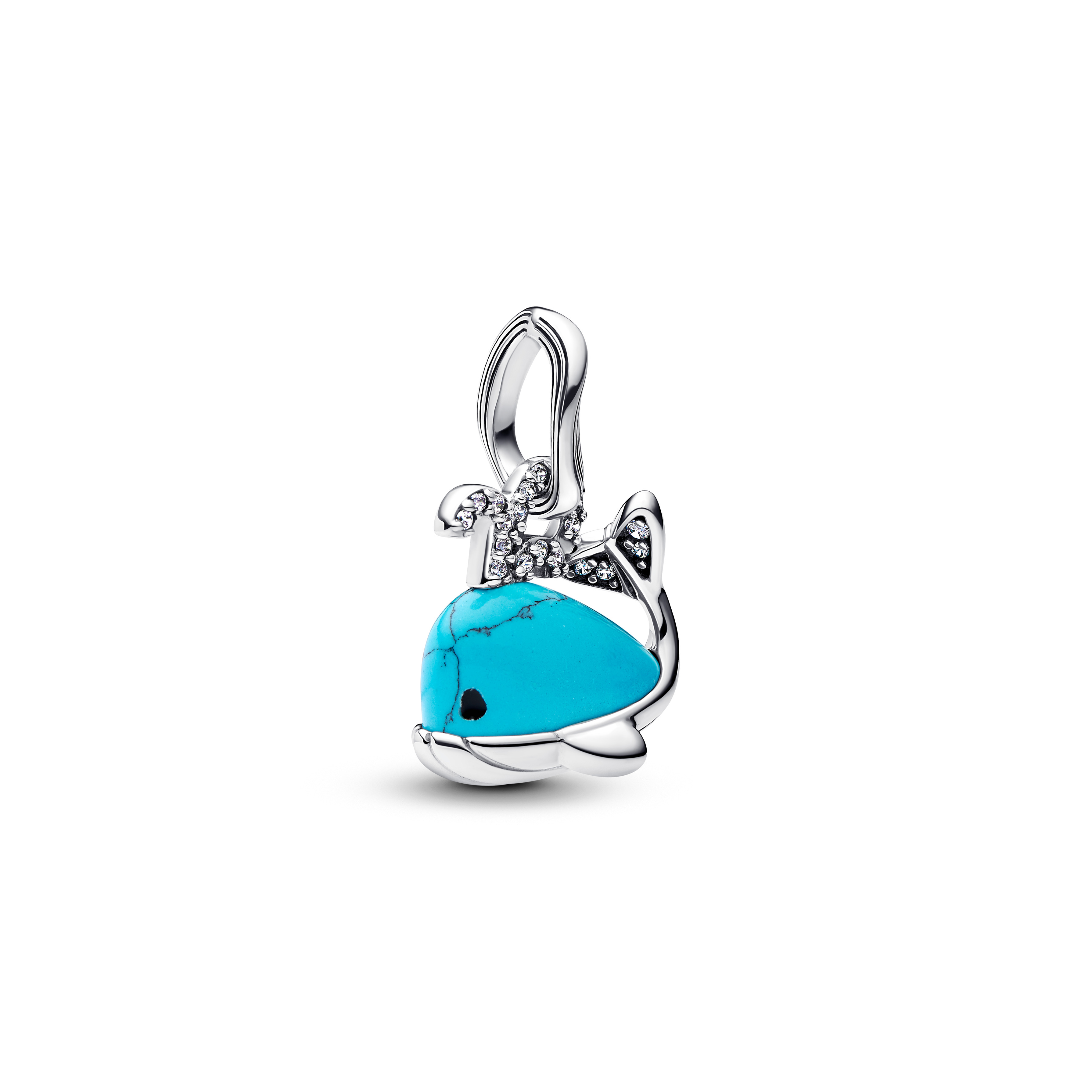 Pandora Moments Türkisfarbener Wal Anhänger-Charm 793822C01