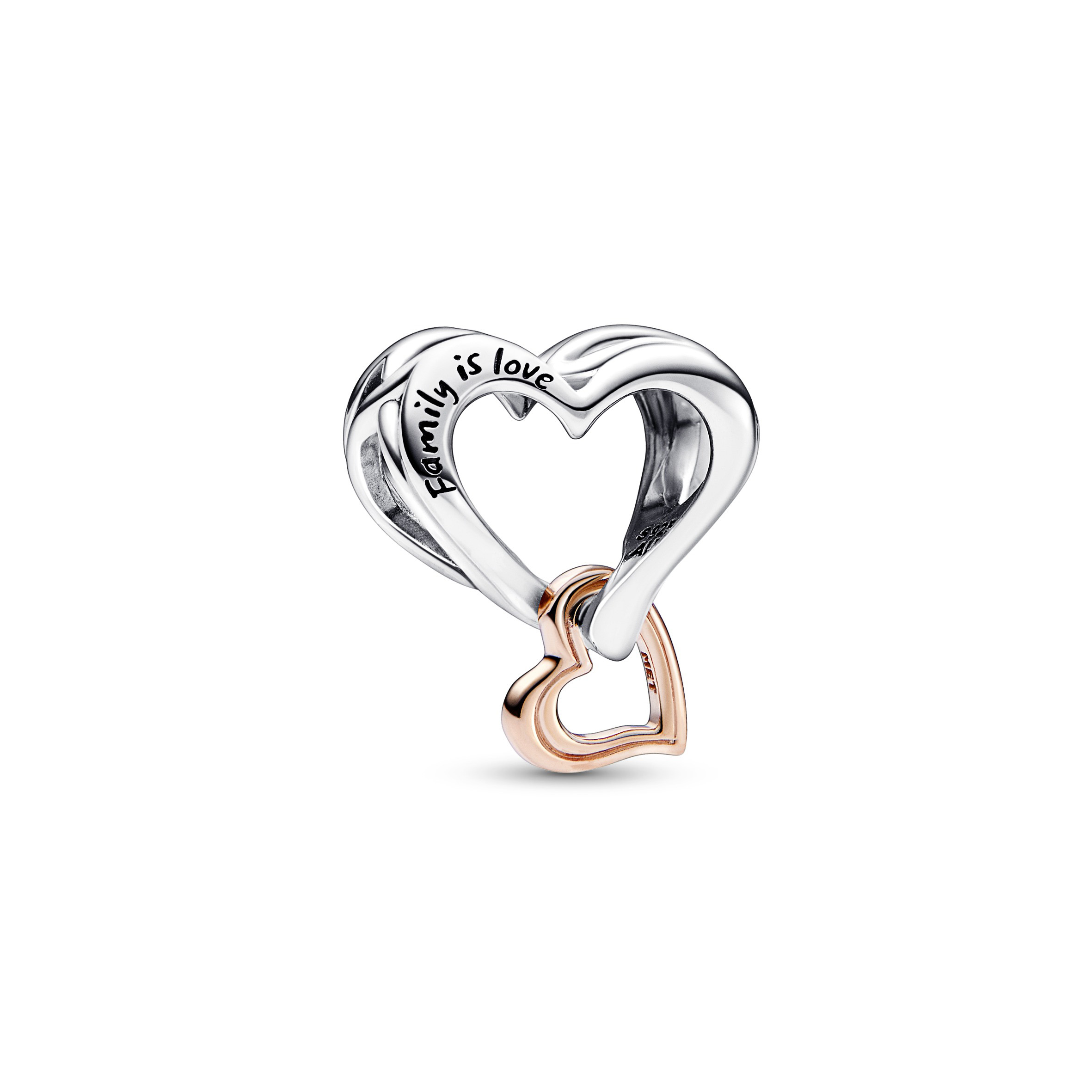 Pandora Rose Bicolor Offen gearbeitetes Unendlichkeits-Herz Charm 782642C00 Pandora Rose Bicolor Offen gearbeitetes Unendlichkeits-Herz Charm 782642C00