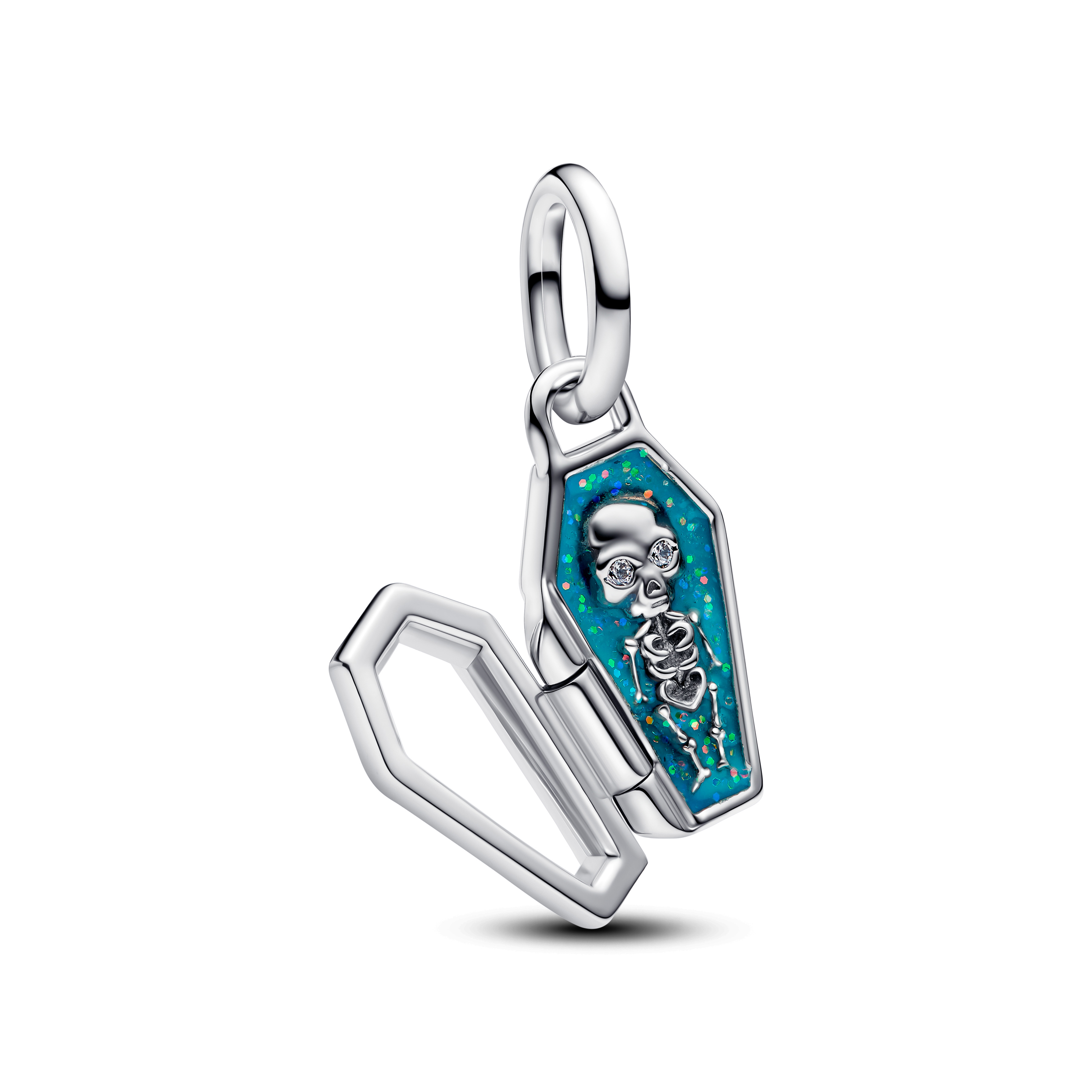 Pandora Moments Aufklappbarer Glow-in-the-Dark Sarg Charm-Anhänger 794058C01 Pandora Moments Aufklappbarer Glow-in-the-Dark Sarg Charm-Anhänger 794058C01