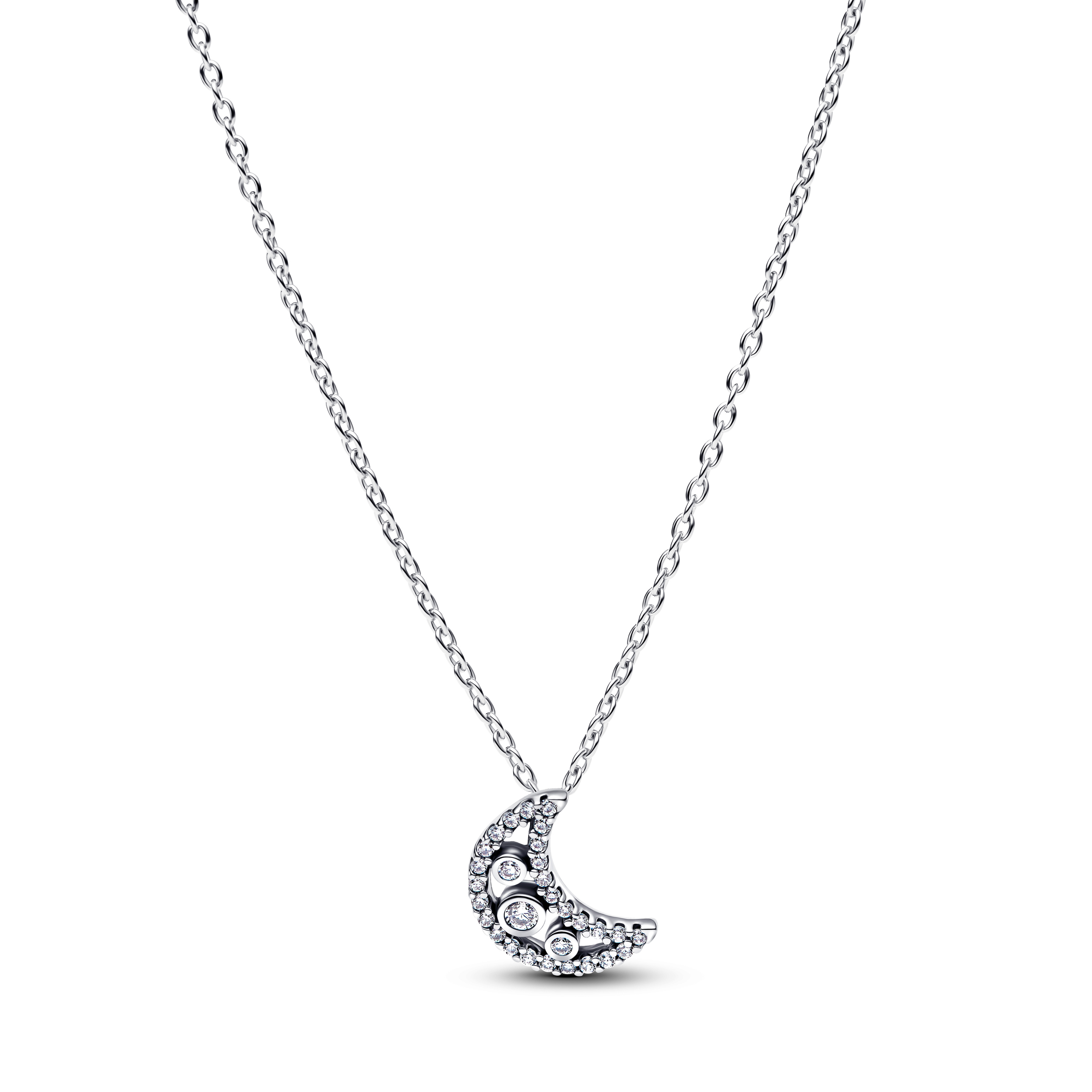 Pandora Moments Halskette mit Anhänger Halbmond 394259C01-50 Pandora Moments Halskette mit Anhänger Halbmond 394259C01-50