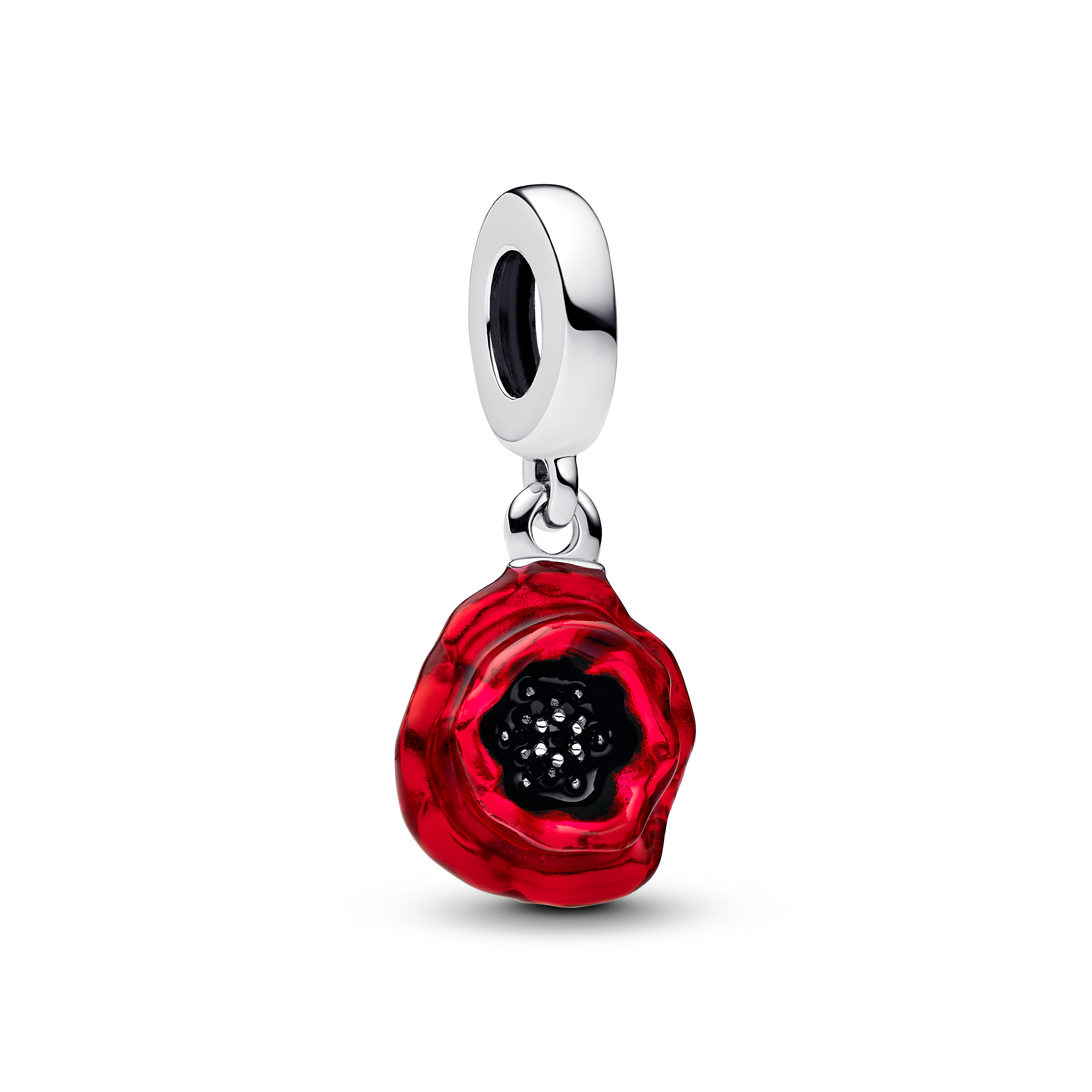 Pandora Moments Roter Blumen Anhänger-Charm 793917C01