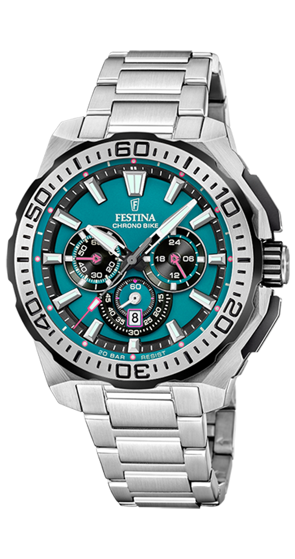 FESTINA CHRONO BIKE TÜRKIS HERREN UHR F20724/6 FESTINA CHRONO BIKE TÜRKIS HERREN UHR F20724/6