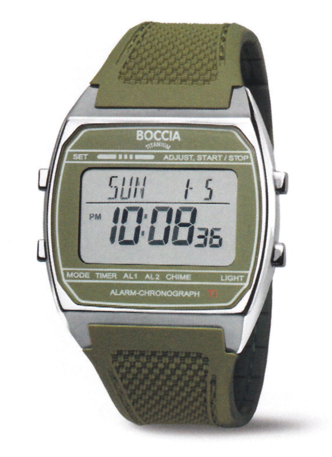 Boccia Titan Herrenuhr Digital 3738-03