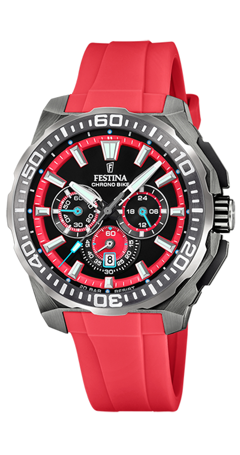 FESTINA CHRONO BIKE ROT HERREN UHR F20725/5 FESTINA CHRONO BIKE ROT HERREN UHR F20725/5