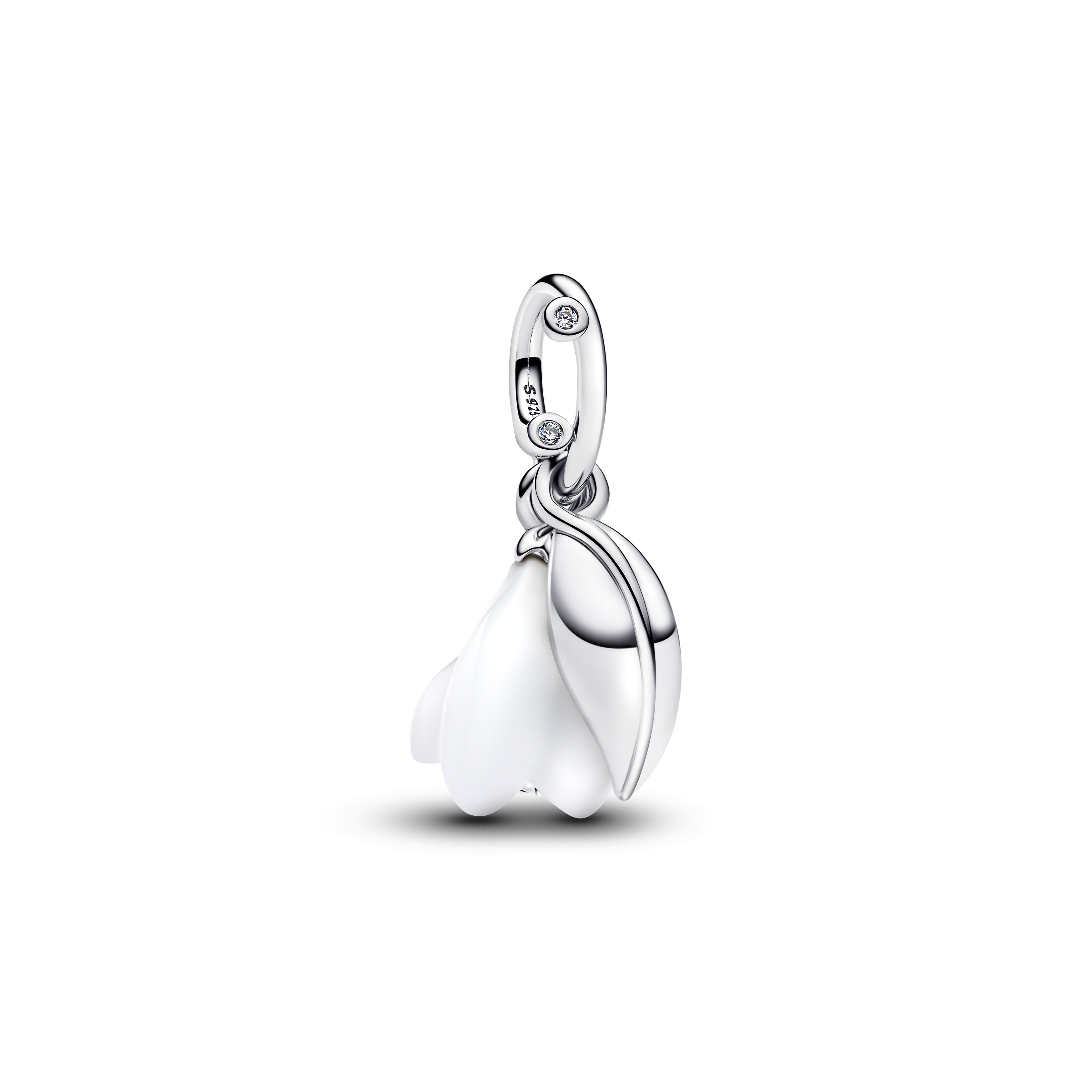 Pandora Moments Schneeglöckchen-Blume Charm-Anhänger 794239C01 Pandora Moments Schneeglöckchen-Blume Charm-Anhänger 794239C01