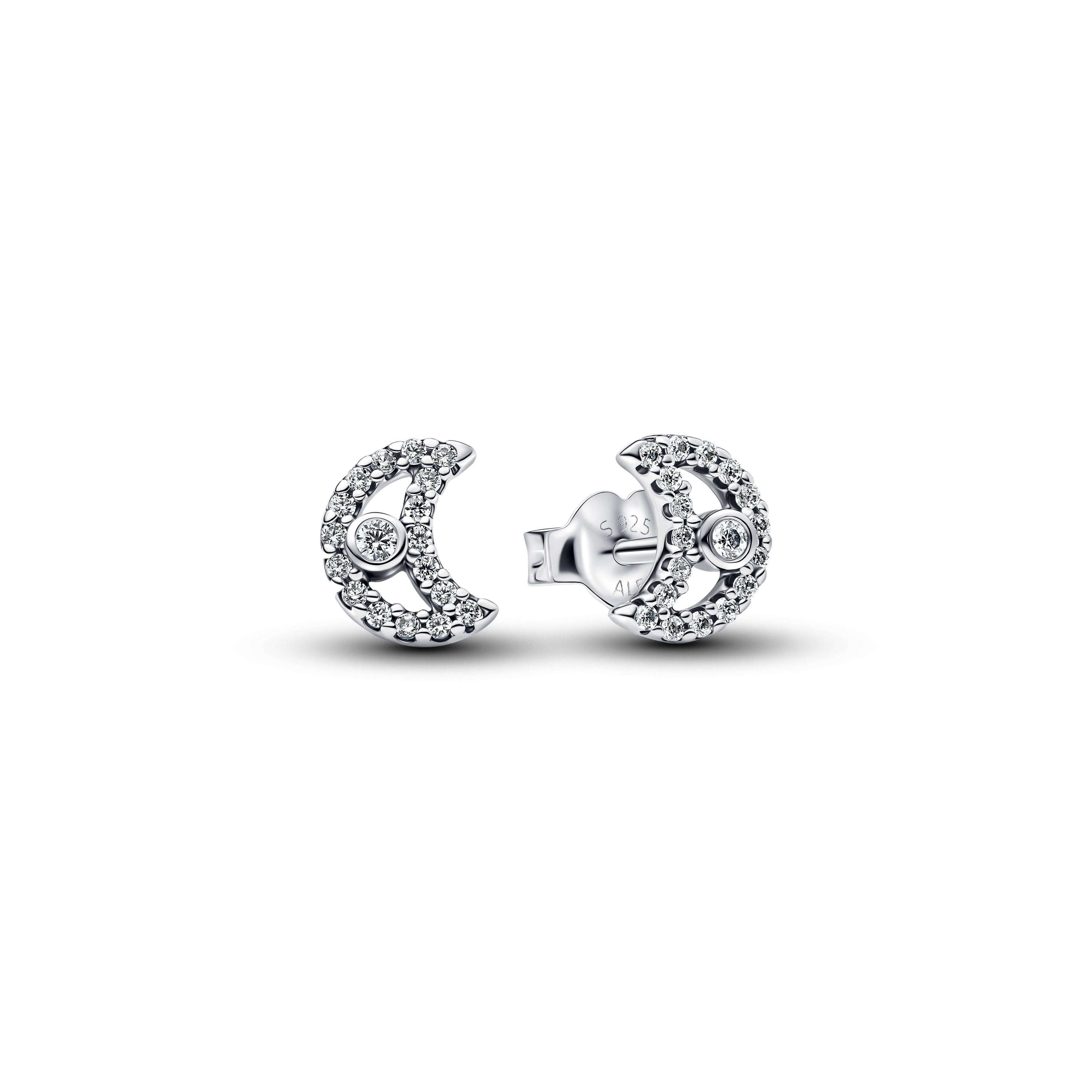 Pandora Moments Funkelnder Mond Ohrstecker 294257C01