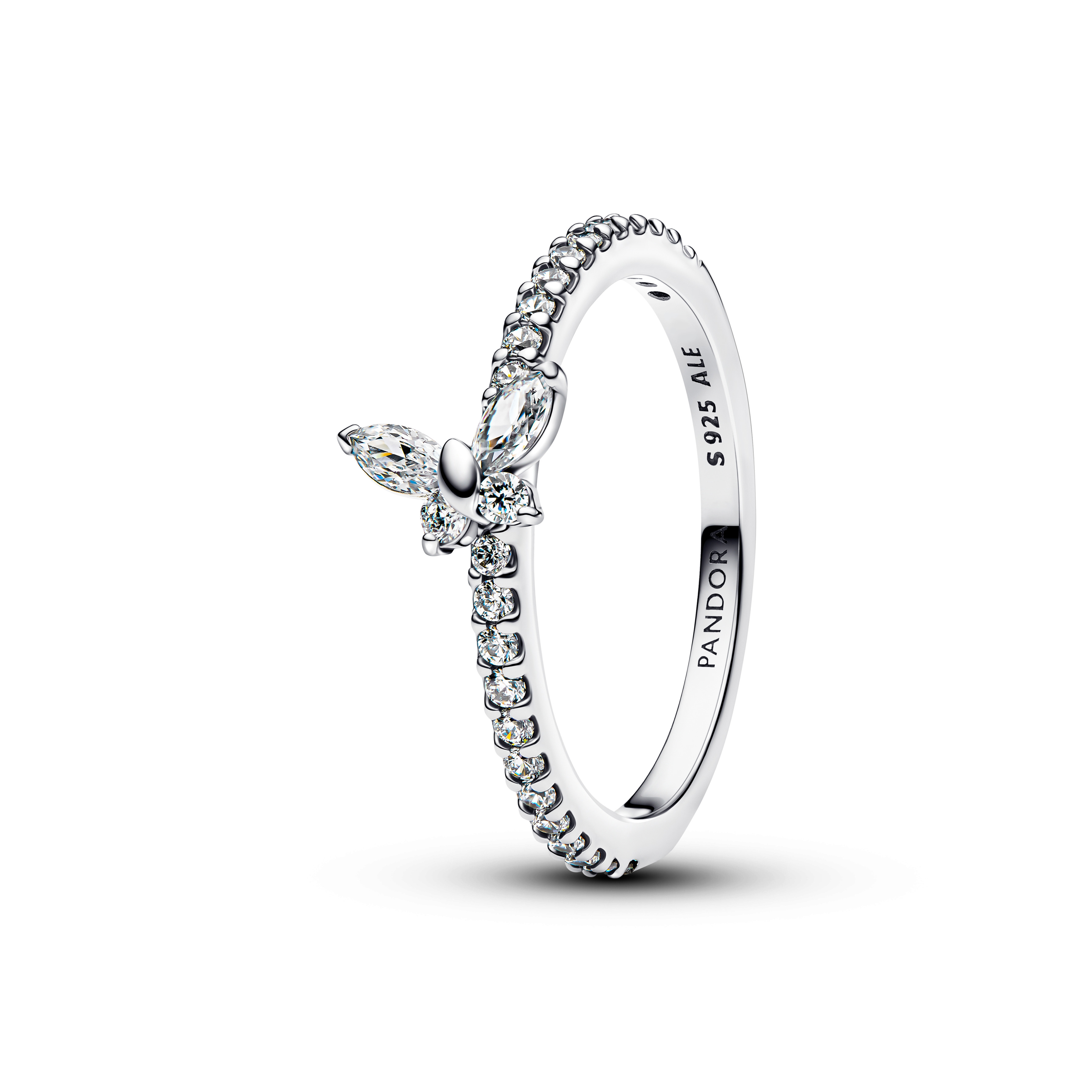 Pandora Timeless Funkelnder Schmetterlingsring 194269C03-54