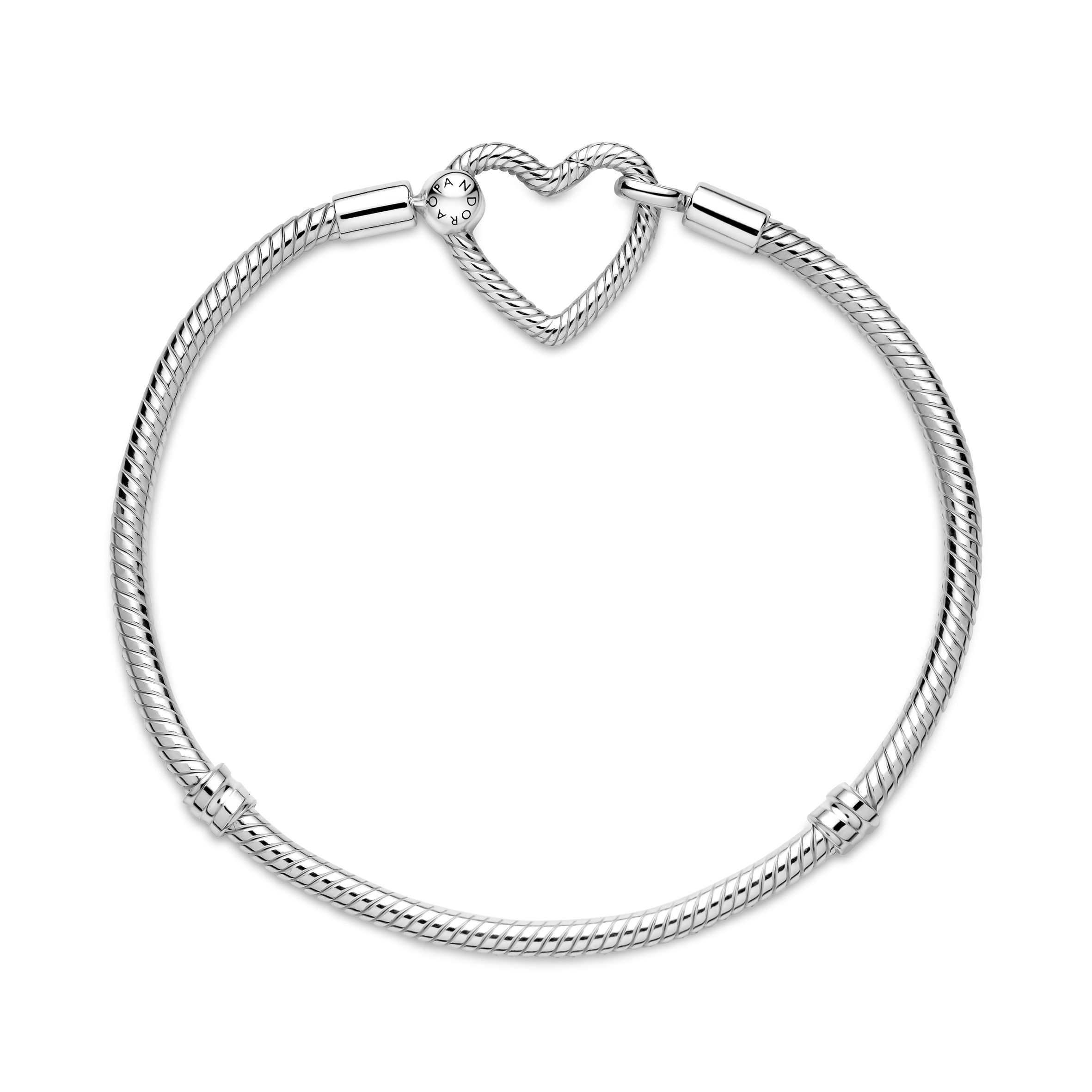 Pandora Silberarmband mit Herzverschluß 599539C00-19 Pandora Silberarmband mit Herzverschluß 599539C00-19