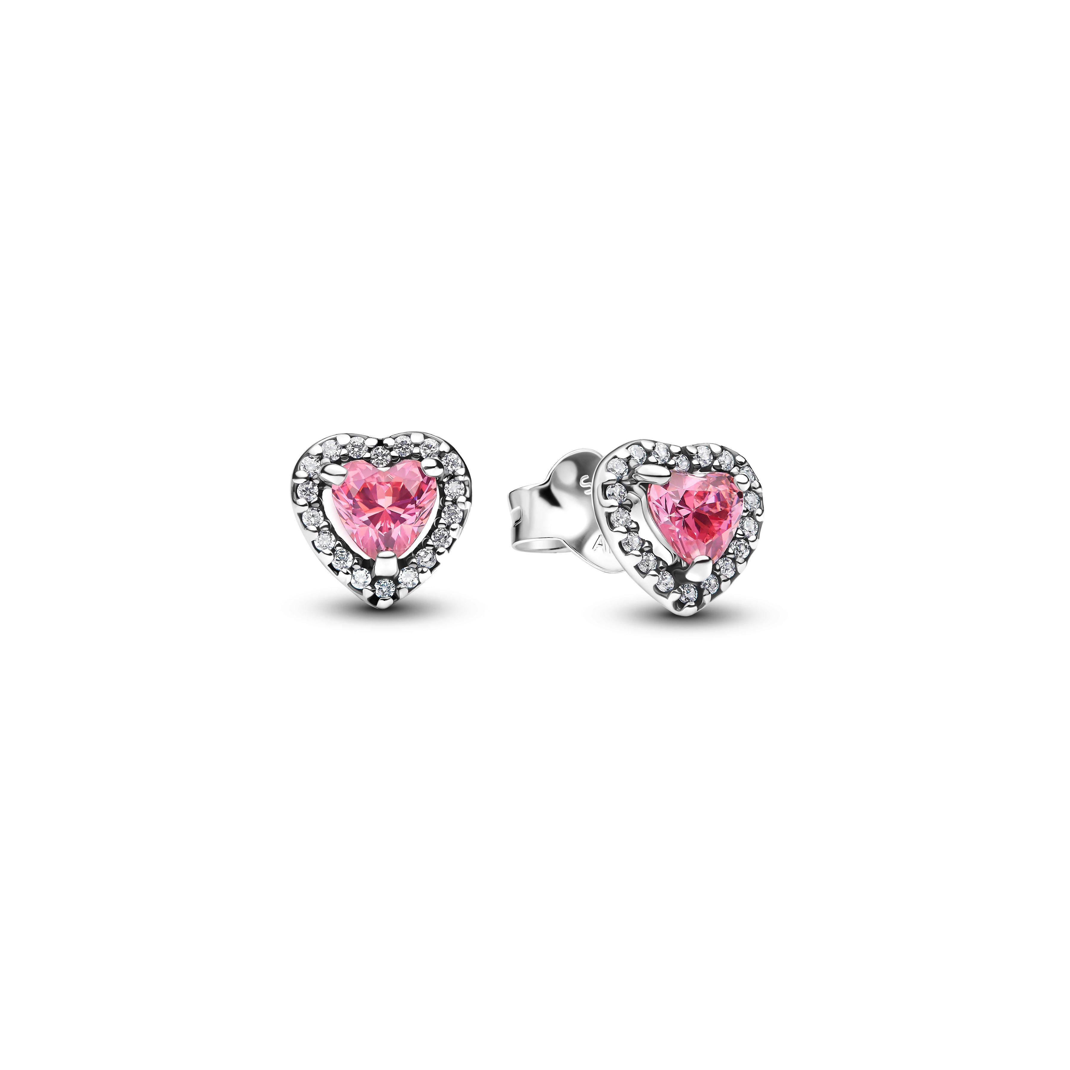 Pandora Timeless rosa Herz Ohrstecker 298427C02 Pandora Timeless rosa Herz Ohrstecker 298427C02
