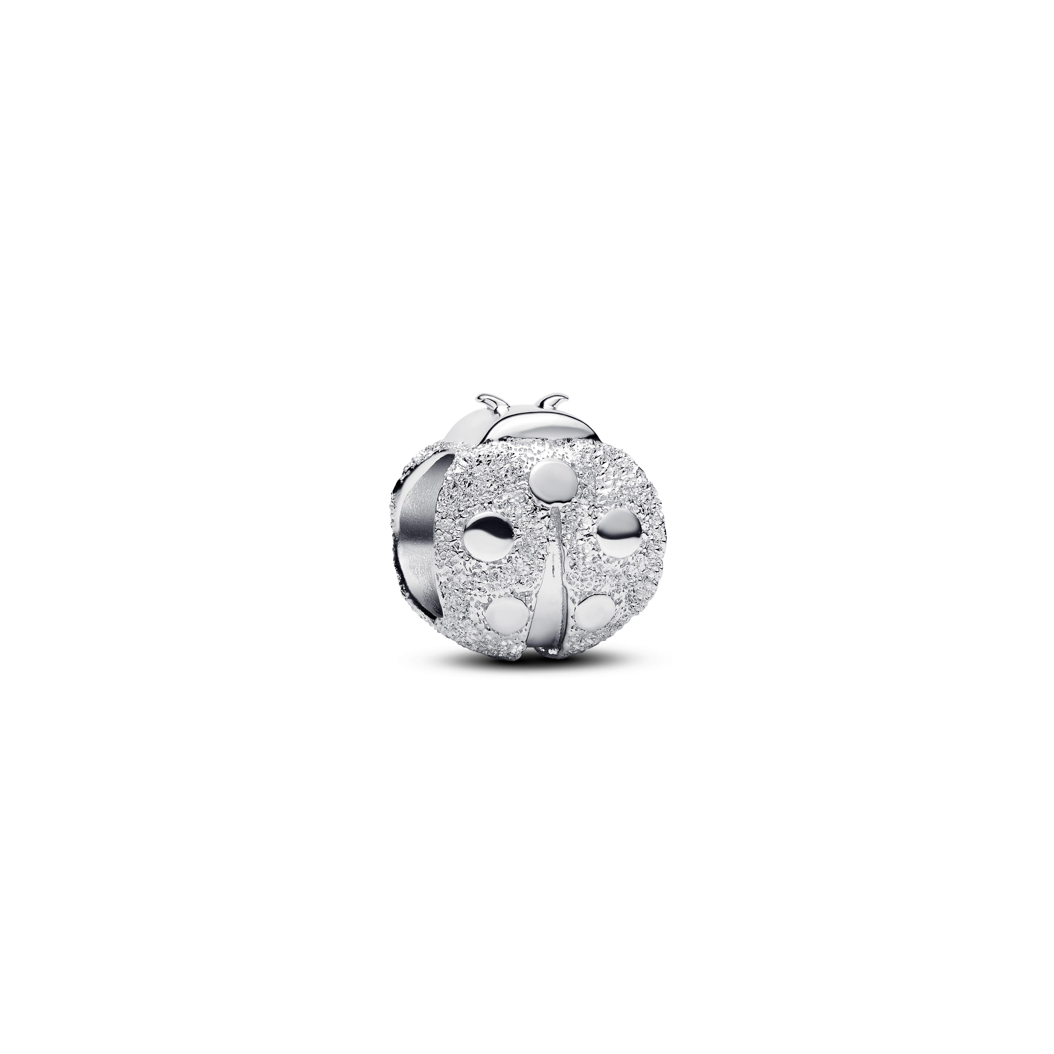 Pandora Moments Strukturierter Marienkäfer Mini Charm 794527C00