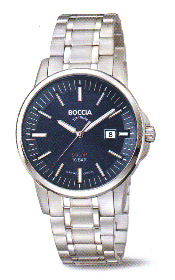 Boccia Titan Herrenuhr Solar 3643-05