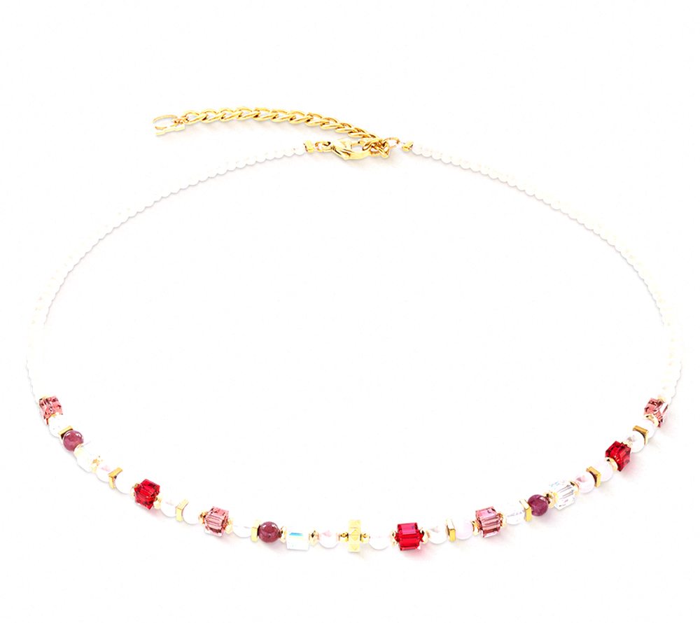 COEUR DE LION Halskette Princess Mix rosé blush 2105100319