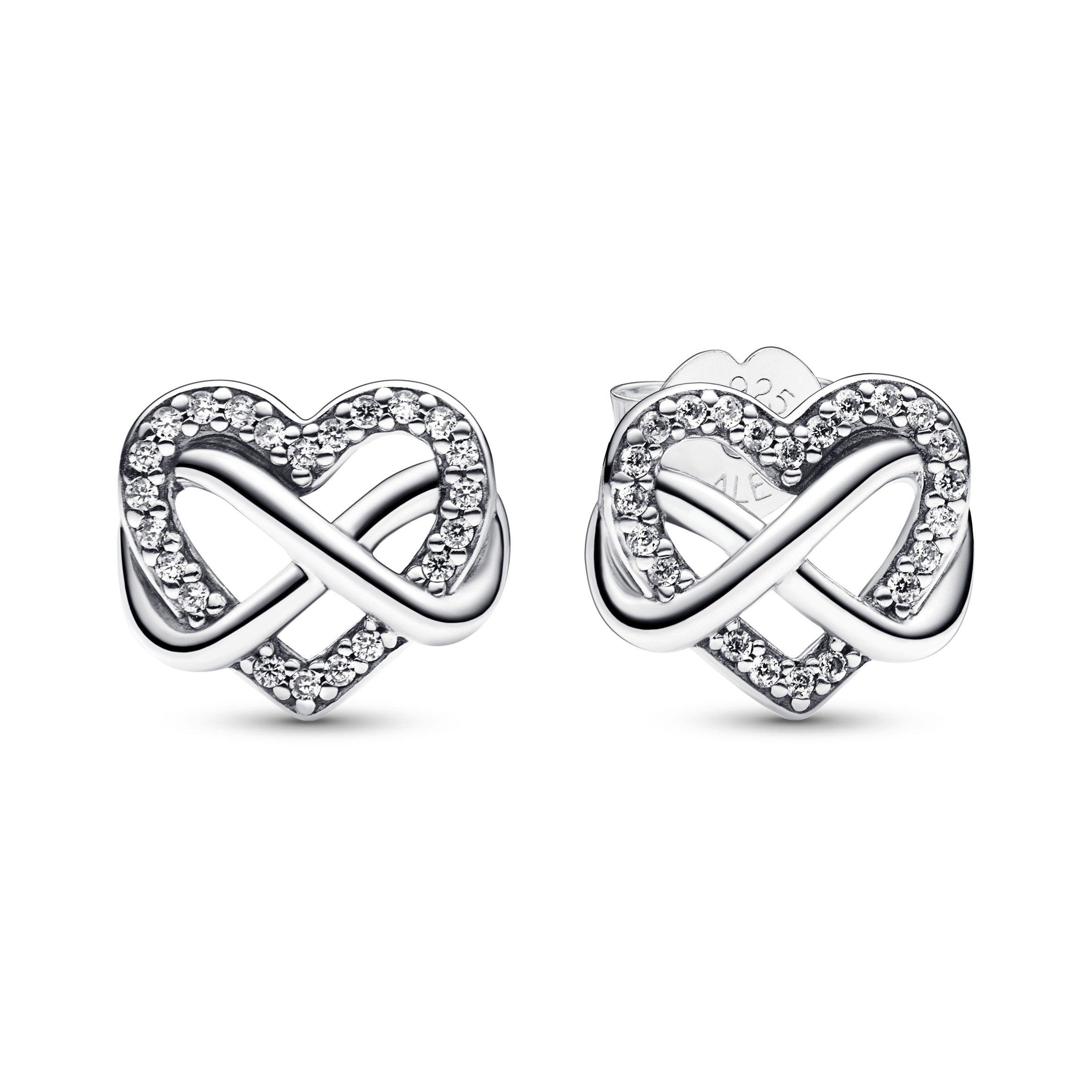 Pandora Funkelnde Unendlichkeits-Herz Ohrstecker 292667C01 Pandora Funkelnde Unendlichkeits-Herz Ohrstecker 292667C01