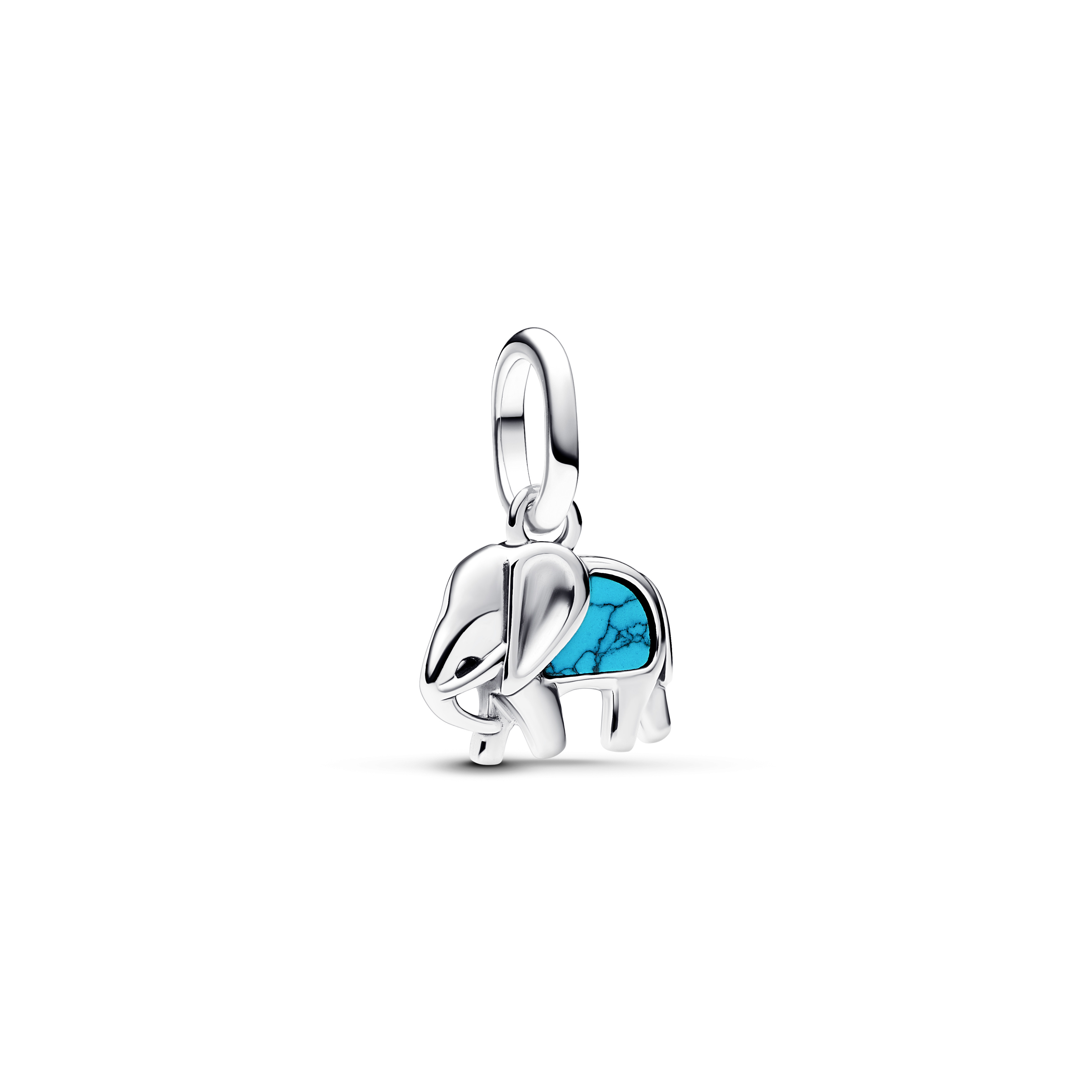 Pandora ME Türkisfarbener Elefant Mini Anhänger-Charm 793858C01