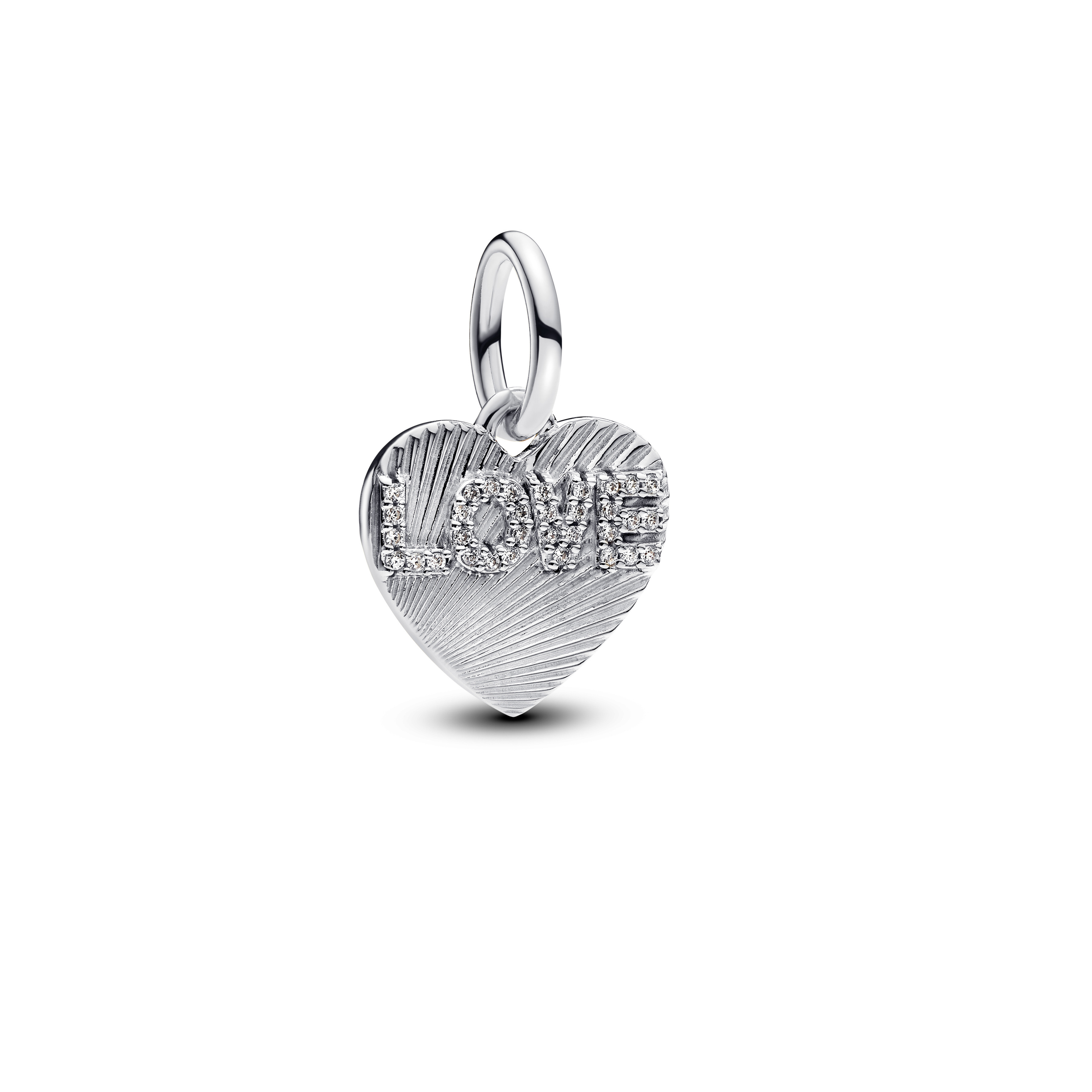 Pandora Moments Gravierbarer Liebesherz Charm-Anhänger 793604C01 