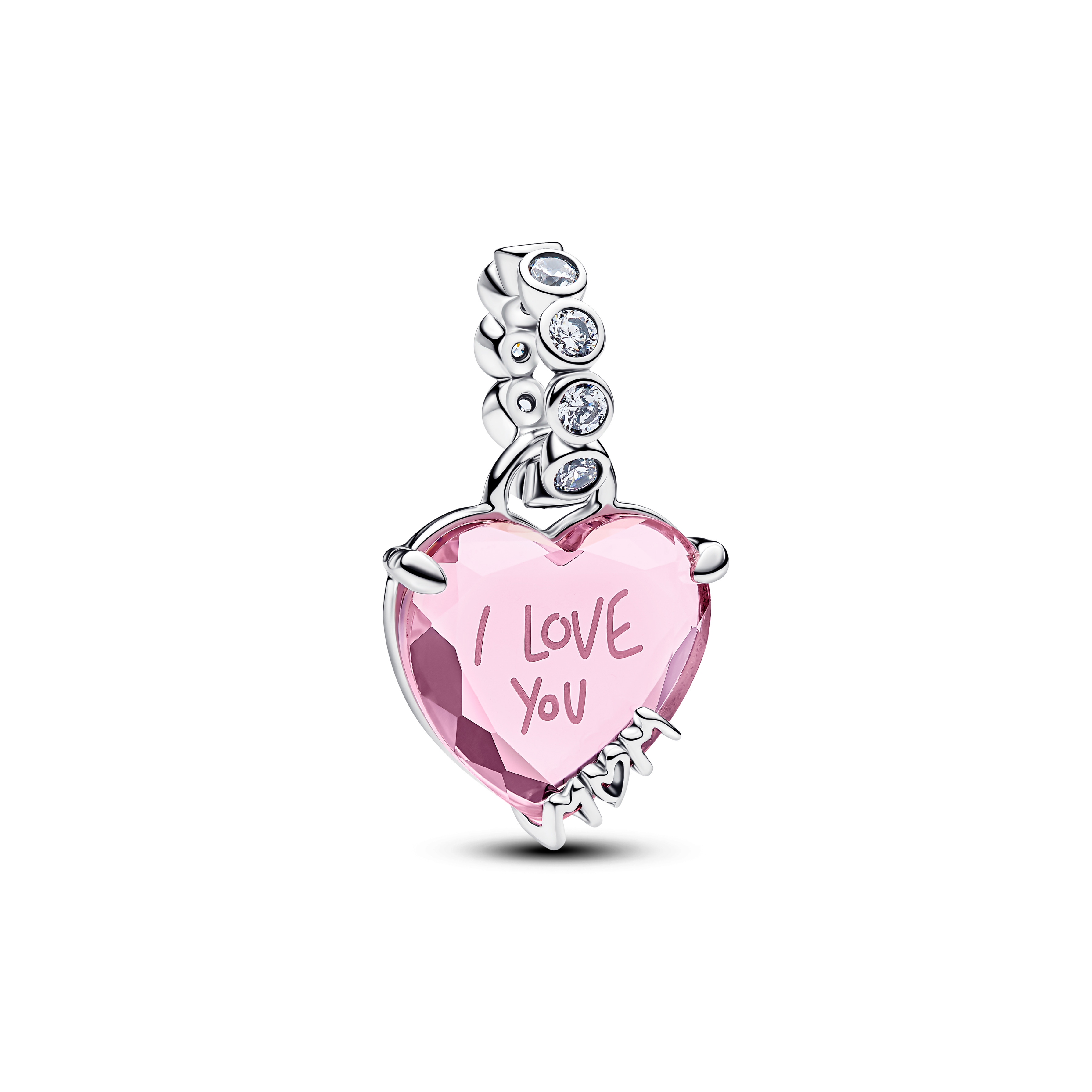 Pandora Moments Ich liebe dich, Mama Charm Anhänger 794464C01